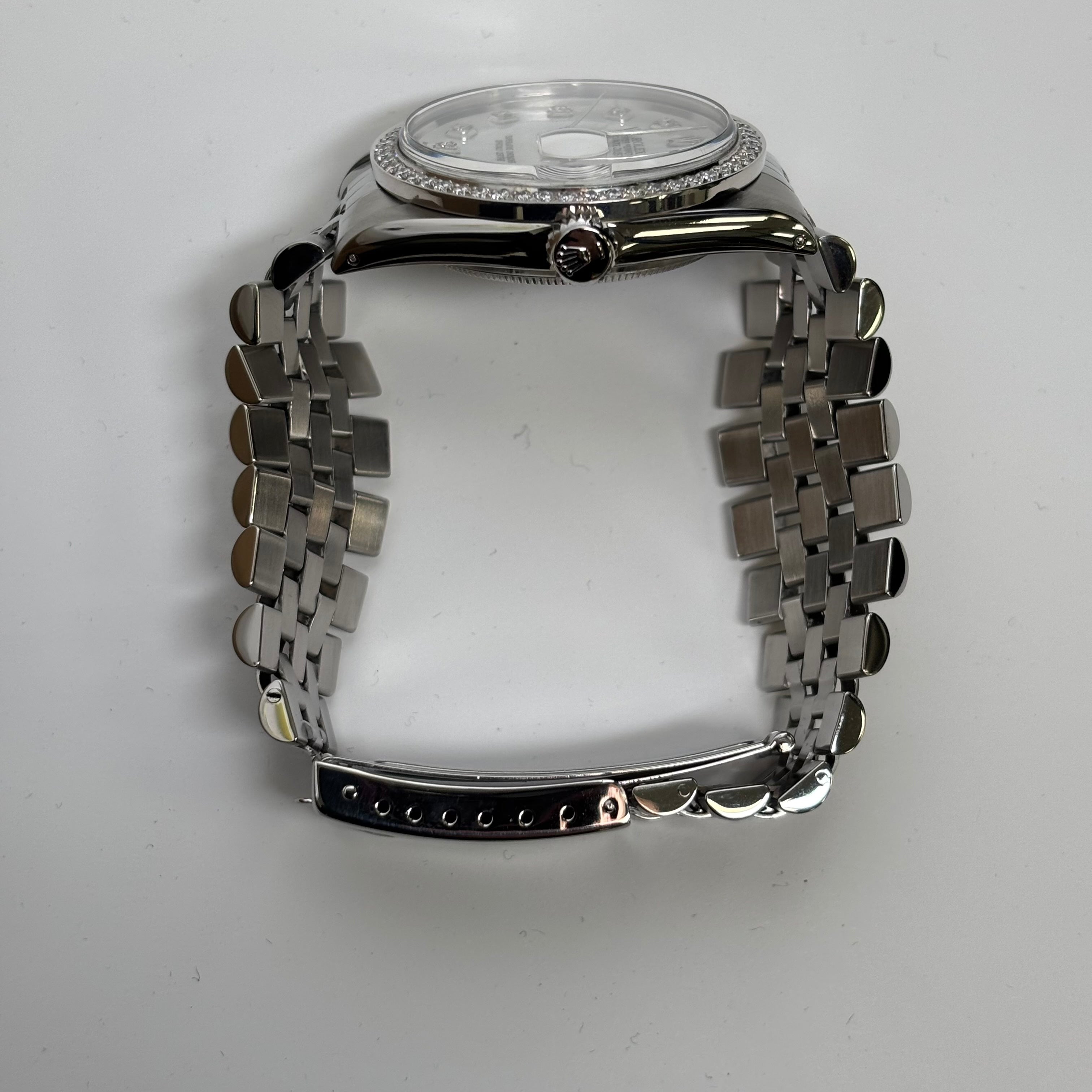 Rolex Datejust 36mm MOP Dial Watch Ref# 1600 - Happy Jewelers Fine Jewelry Lifetime Warranty
