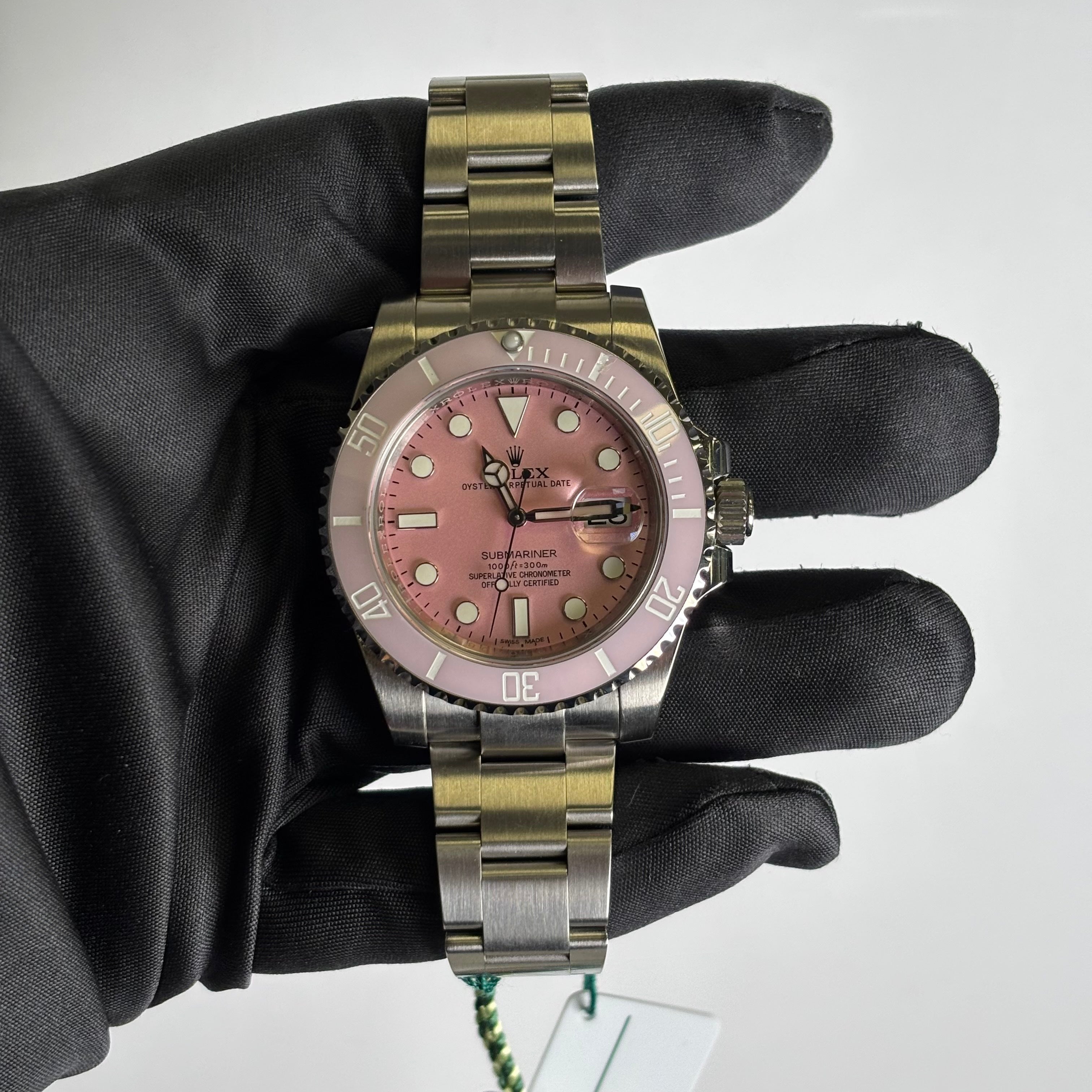 Rolex Submariner 40mm Pink Dial Watch Ref# 116610LN - Happy Jewelers Fine Jewelry Lifetime Warranty