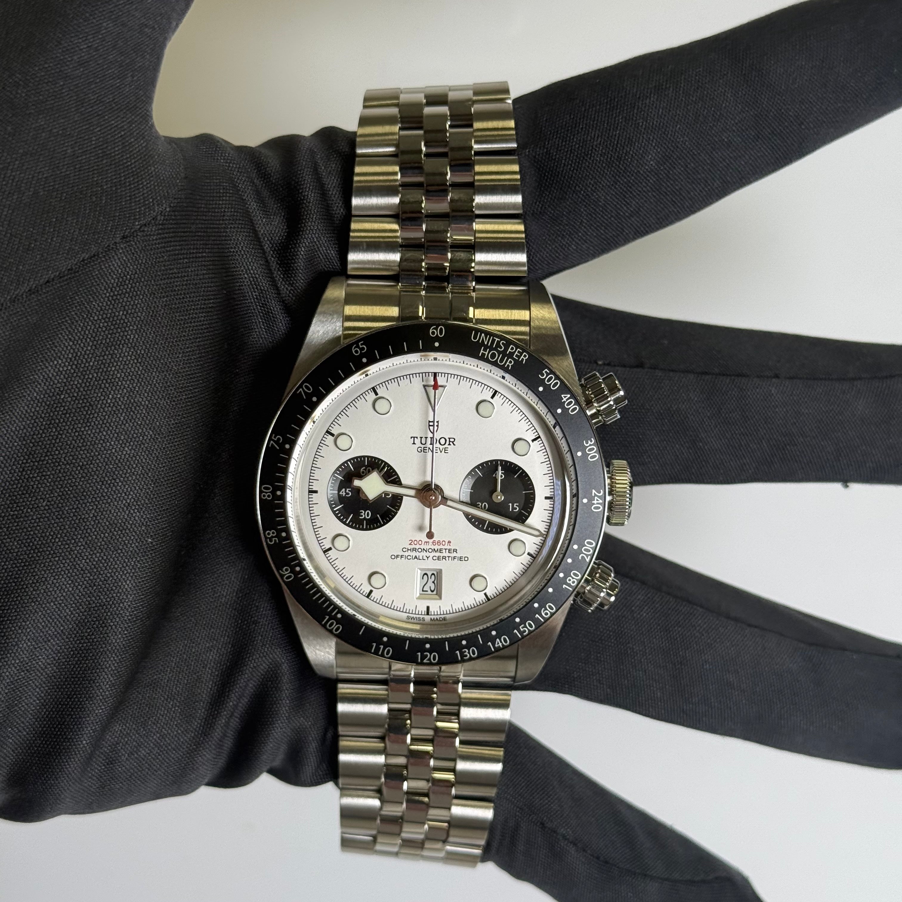 Tudor Black Bay 41mm White Dial Watch Ref# 79360N - Happy Jewelers Fine Jewelry Lifetime Warranty