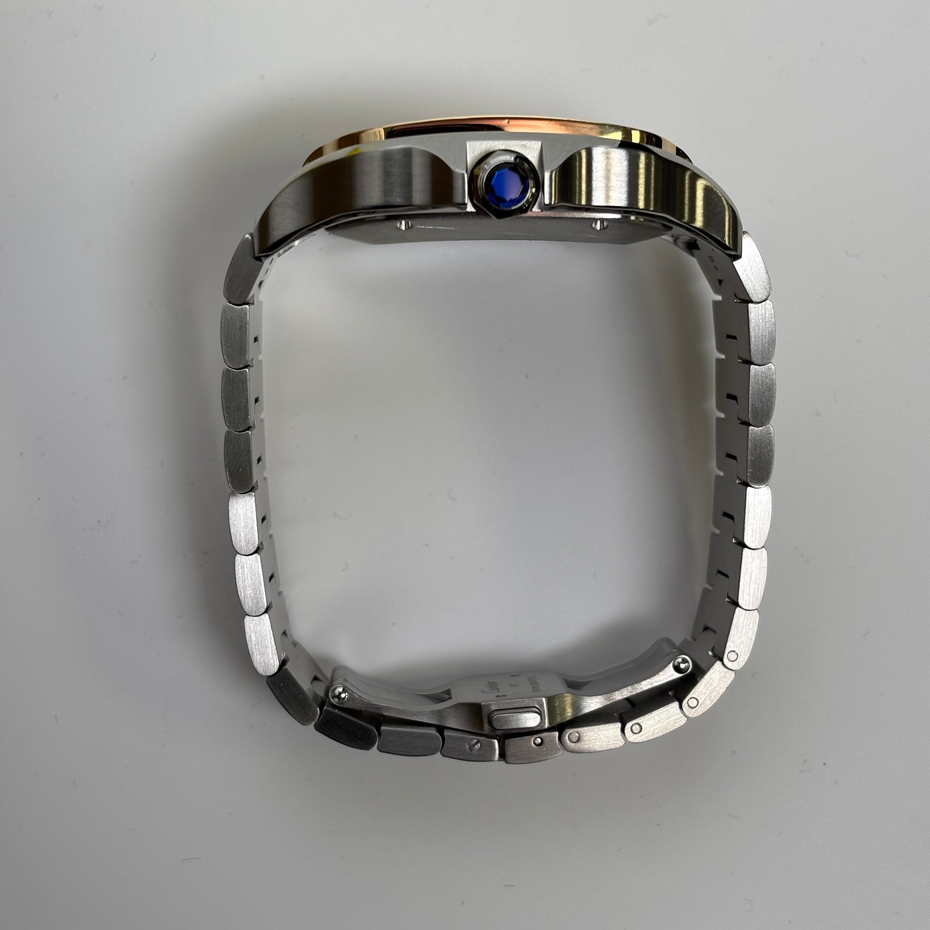 Cartier Santos 43.3mm Silver Dial Watch Ref# W2SA0008 - Happy Jewelers Fine Jewelry Lifetime Warranty