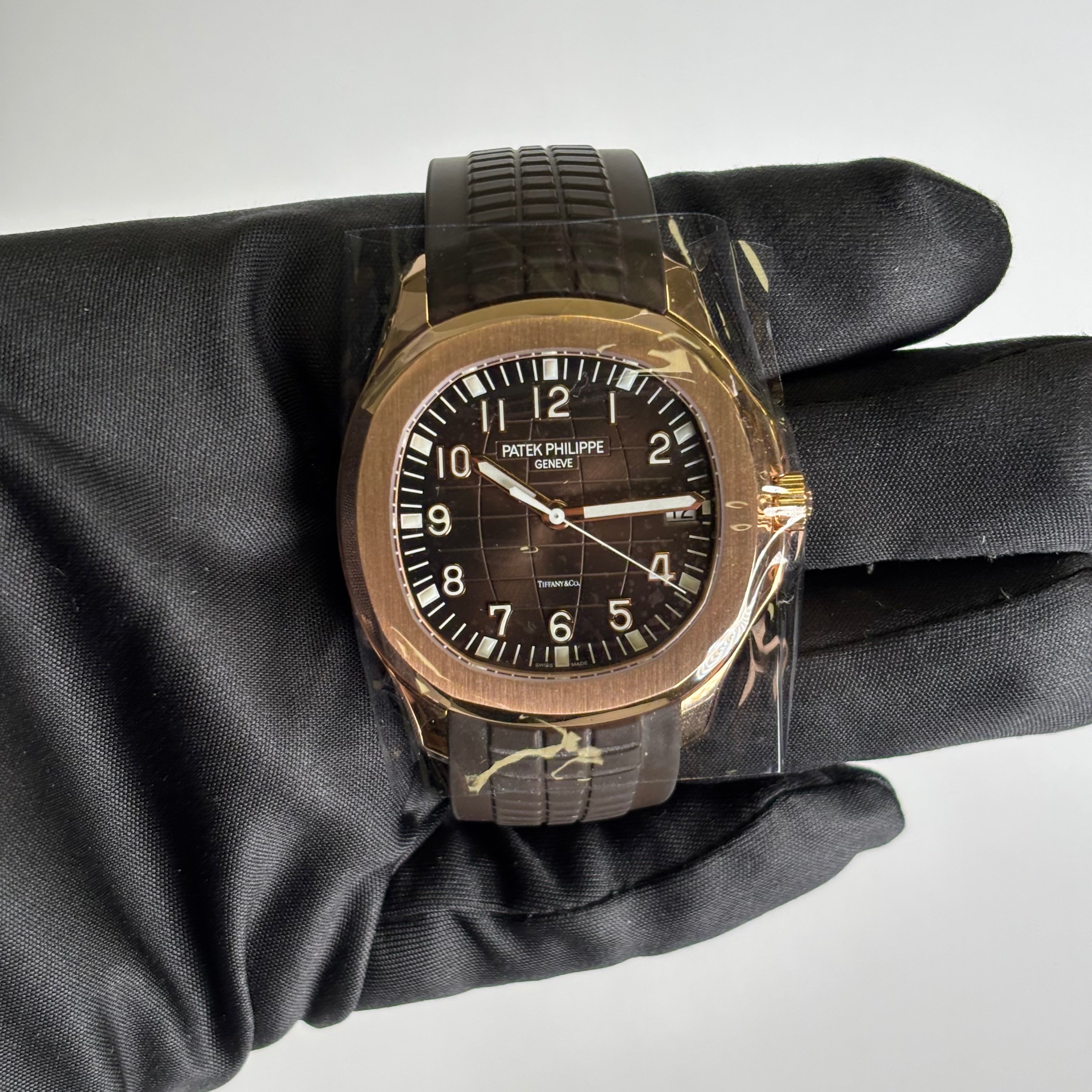 Patek Philippe Aquanaut TIFFANY STAMPED 40mm Brown Dial Ref# 5167R-001 - Happy Jewelers Fine Jewelry Lifetime Warranty