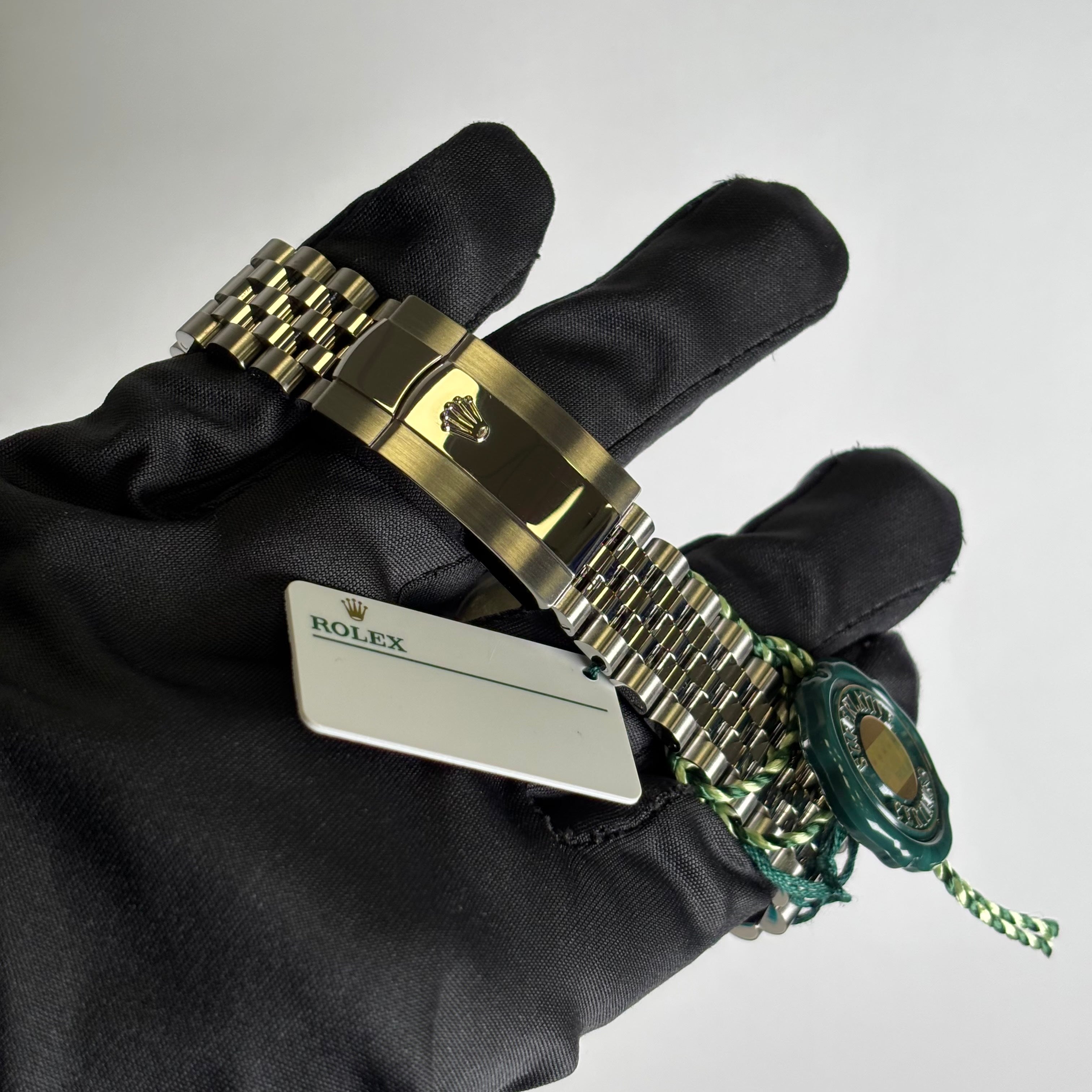 Rolex Datejust 41mm Green Dial Watch Ref# 126300 - Happy Jewelers Fine Jewelry Lifetime Warranty