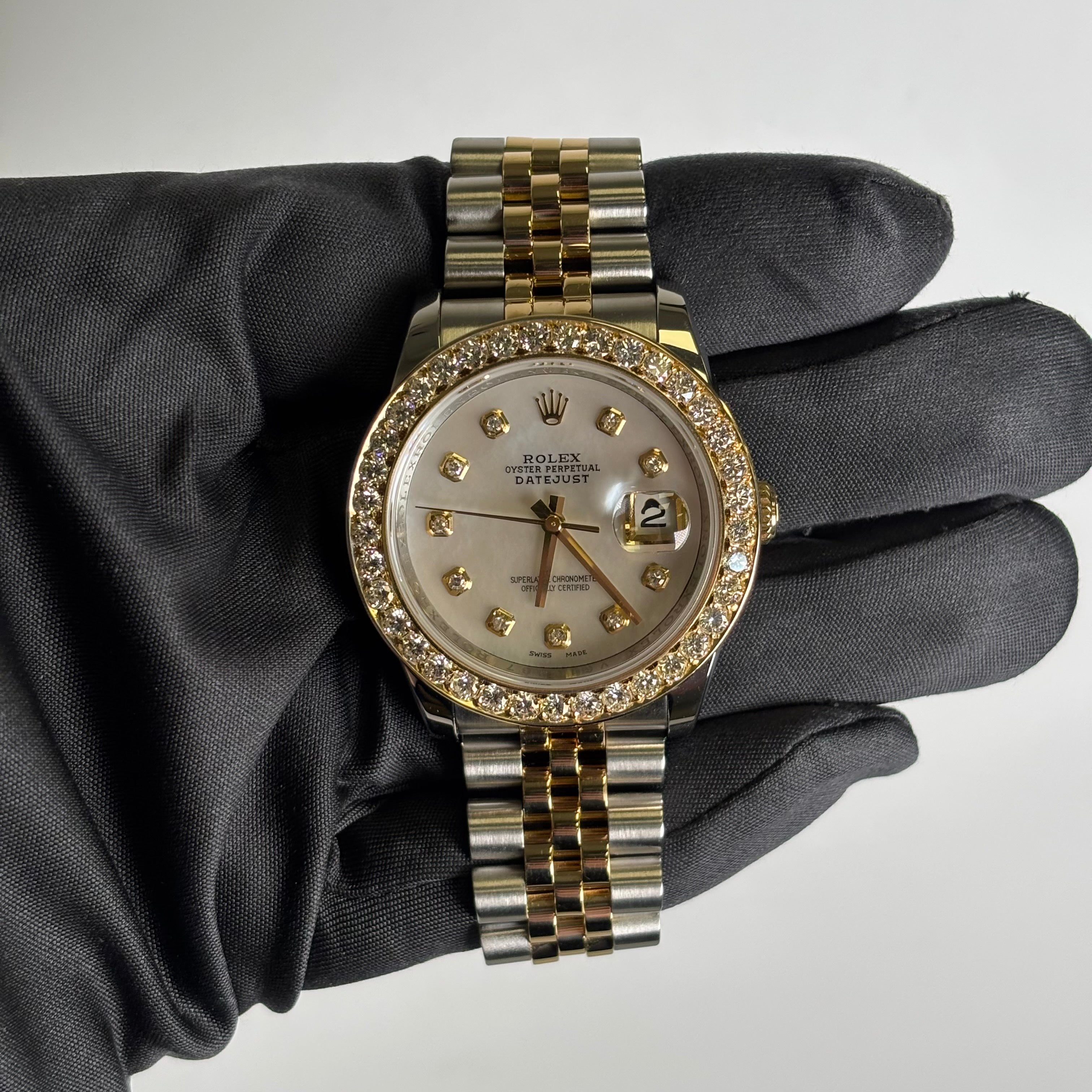 Rolex Datejust 36mm MOP Dial Watch Ref# 116233 - Happy Jewelers Fine Jewelry Lifetime Warranty