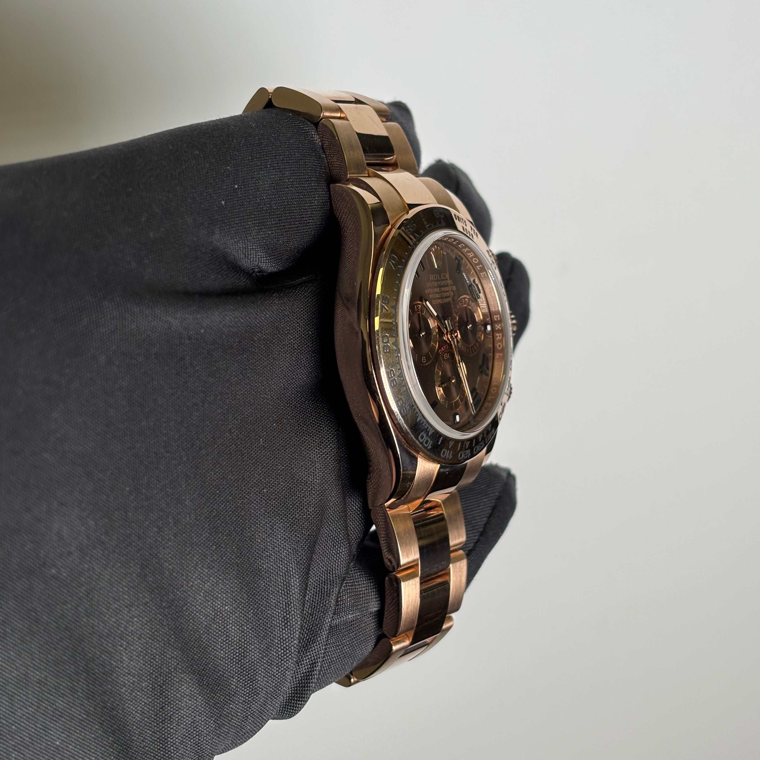 Rolex Daytona 40mm Chocolate Dial Watch Ref# 116505 - Happy Jewelers Fine Jewelry Lifetime Warranty