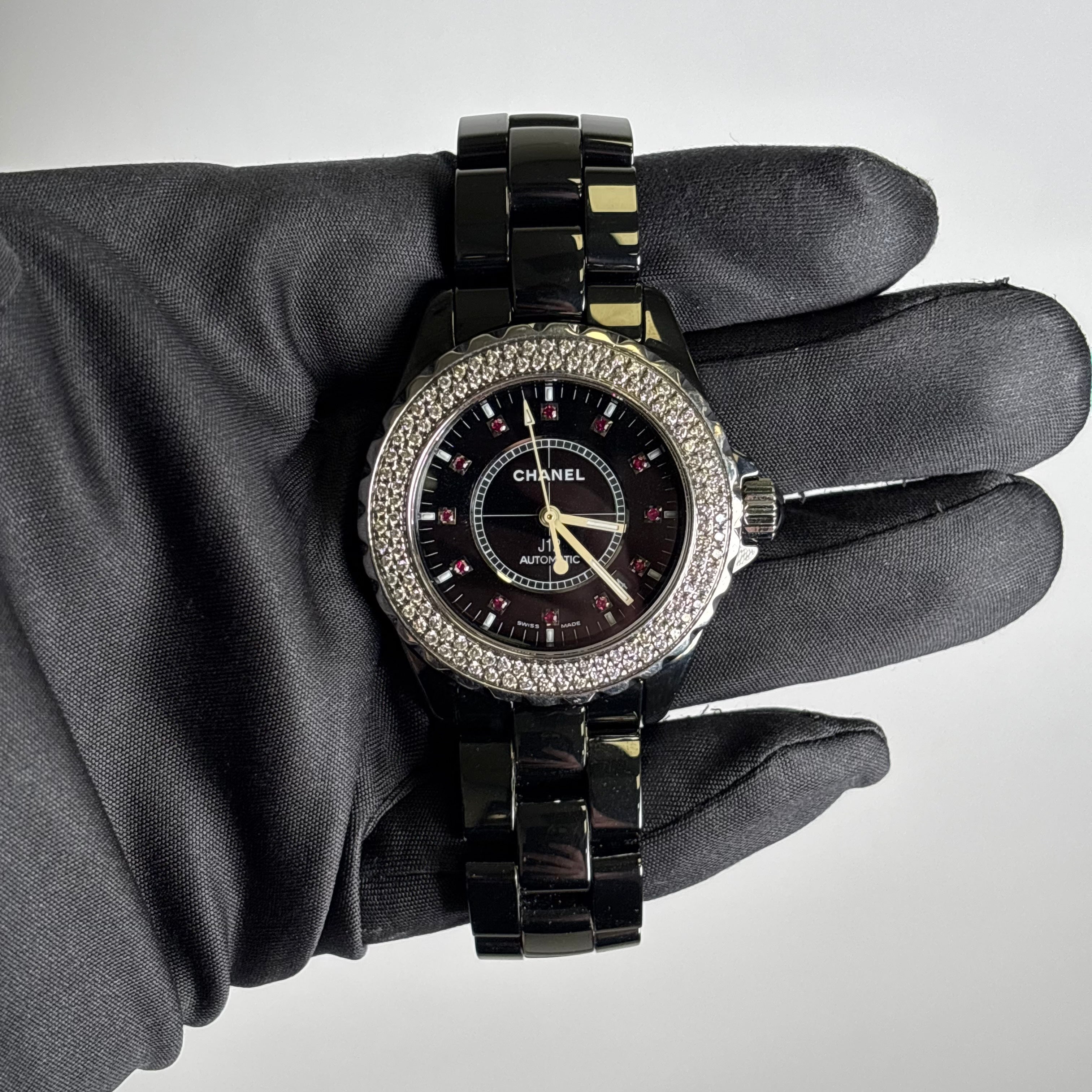 Chanel J12 42mm Black Dial Watch Ref# H2014 - Happy Jewelers Fine Jewelry Lifetime Warranty