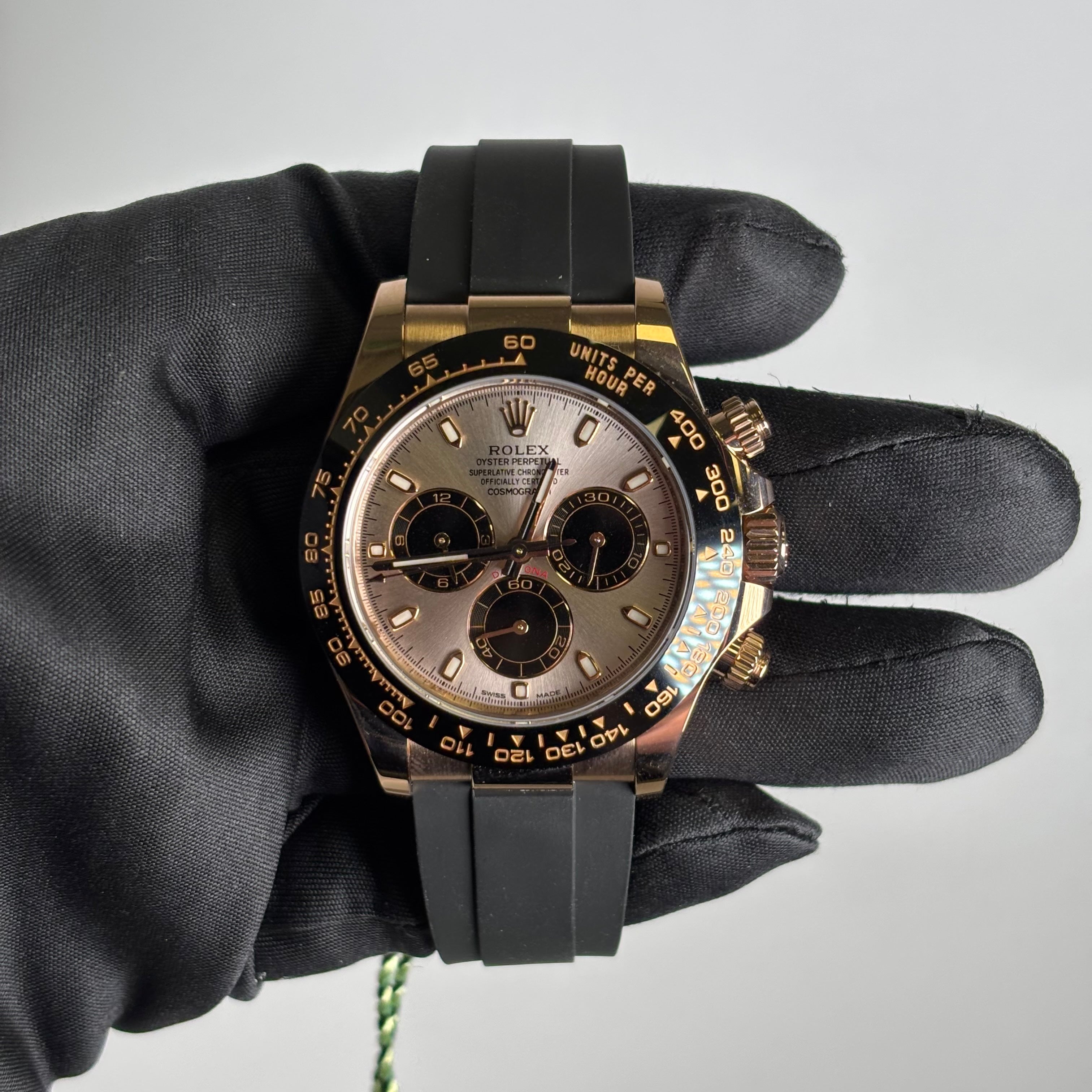 Rolex Daytona 40mm Pink Dial Watch Ref# 116515LN - Happy Jewelers Fine Jewelry Lifetime Warranty