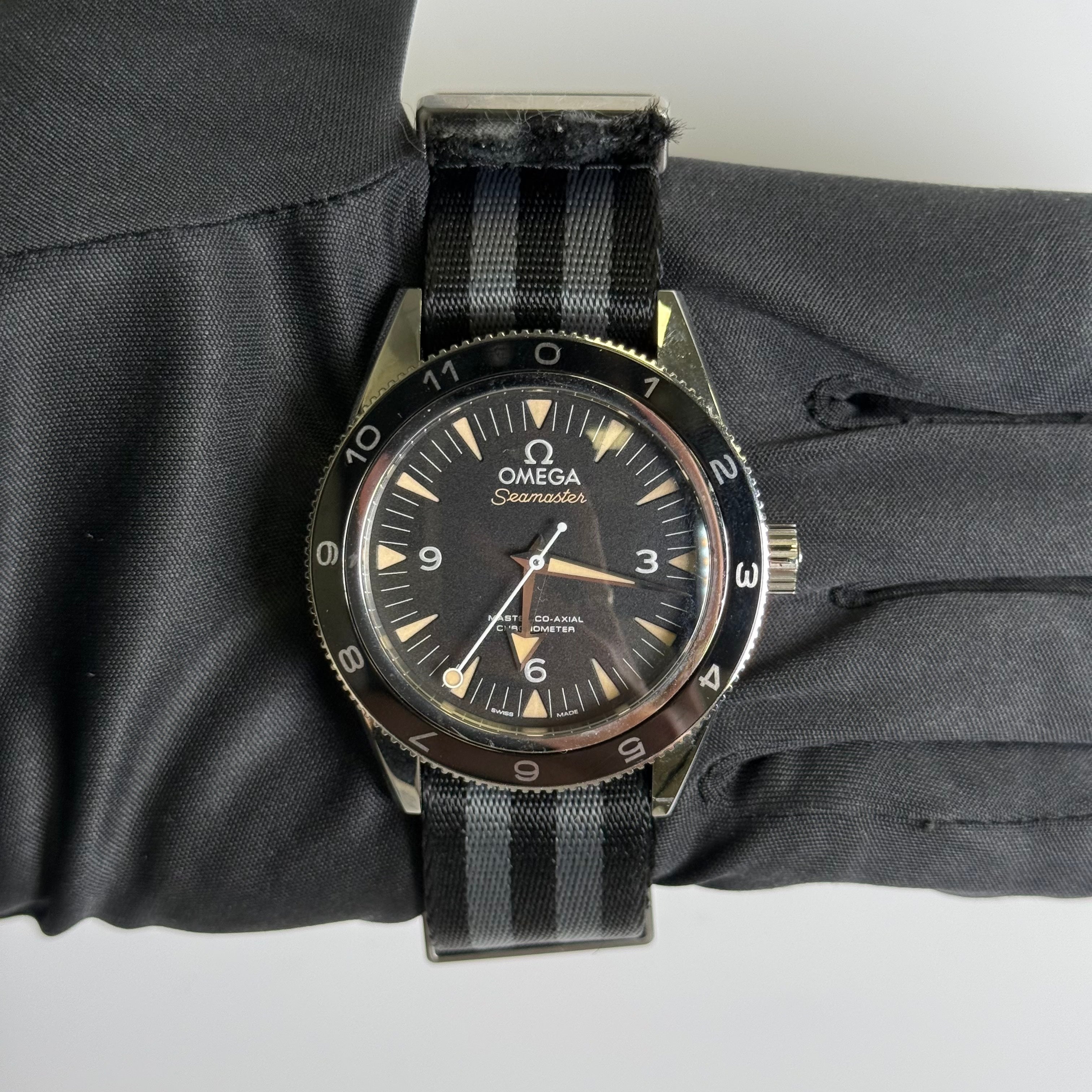 Omega Seamaster 41mm Black Dial Watch Ref# 233.32.41.21.01.001 - Happy Jewelers Fine Jewelry Lifetime Warranty