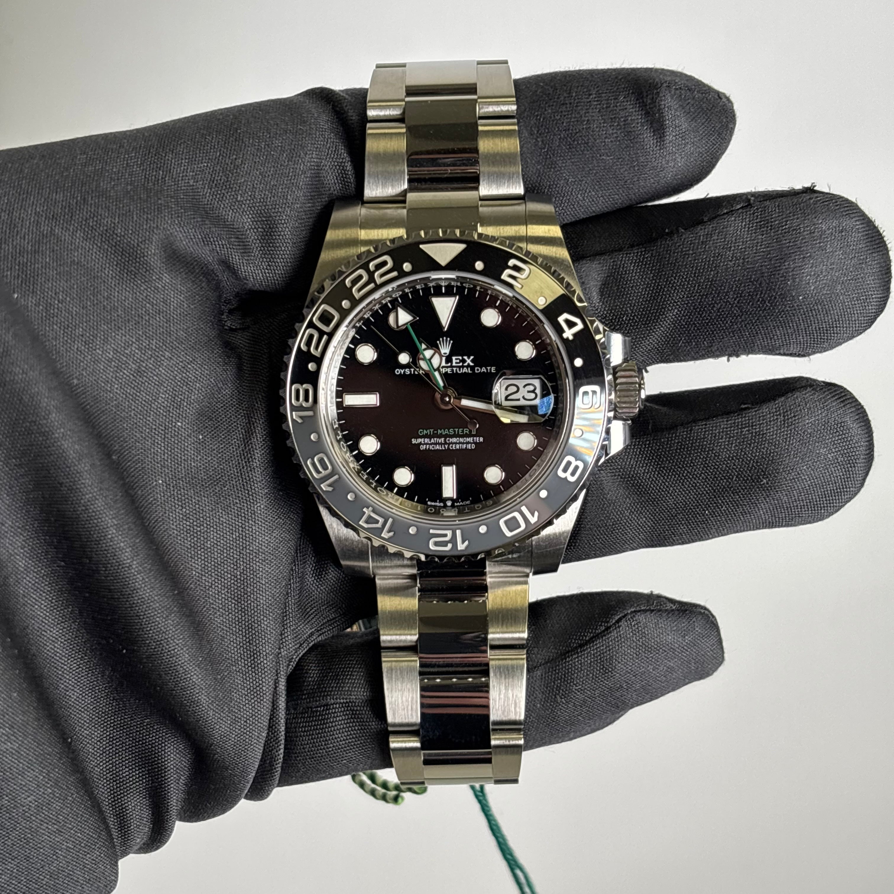 Rolex GMT-Master II 40mm Black Dial Watch Ref# 126710GRNR - Happy Jewelers Fine Jewelry Lifetime Warranty