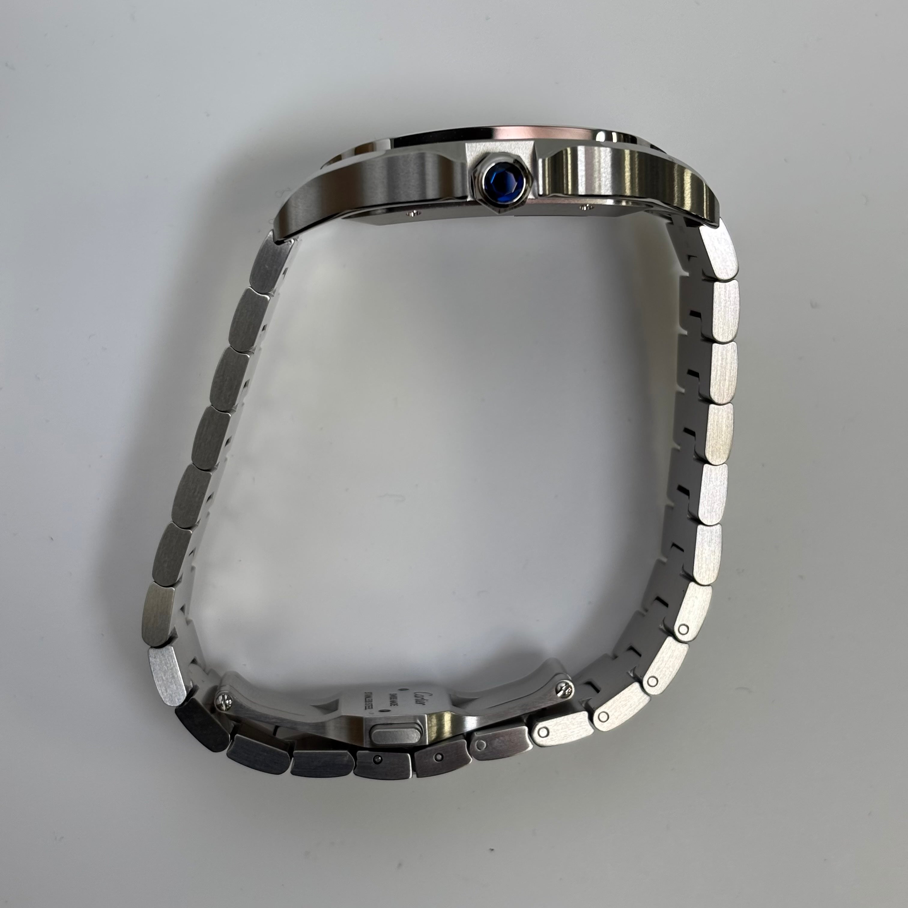 Cartier Santos 40mm Blue Dial Watch Ref# WSSA0071 - Happy Jewelers Fine Jewelry Lifetime Warranty
