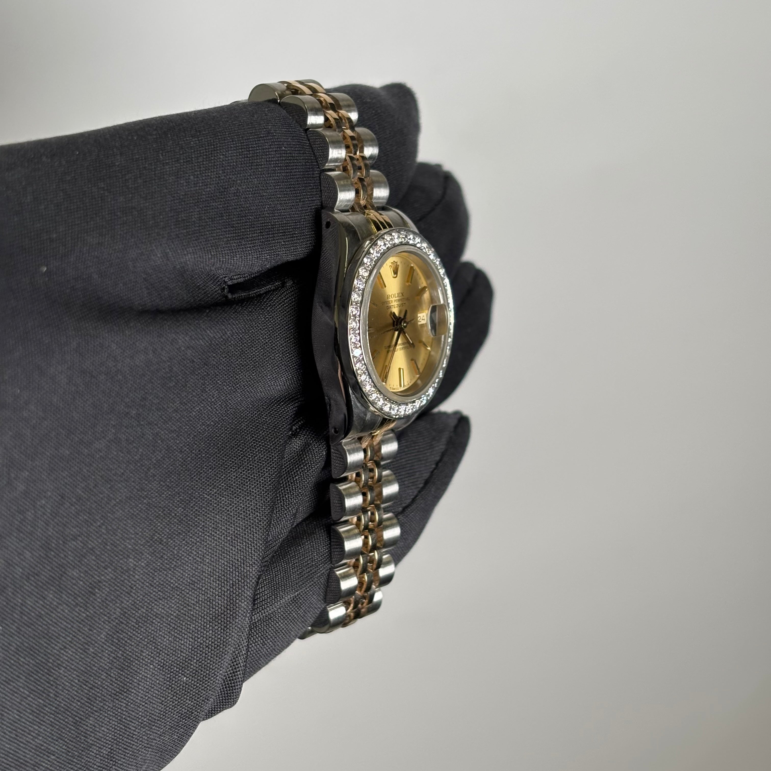 Rolex Datejust 26mm Champagne Dial Watch Ref# 69173 - Happy Jewelers Fine Jewelry Lifetime Warranty