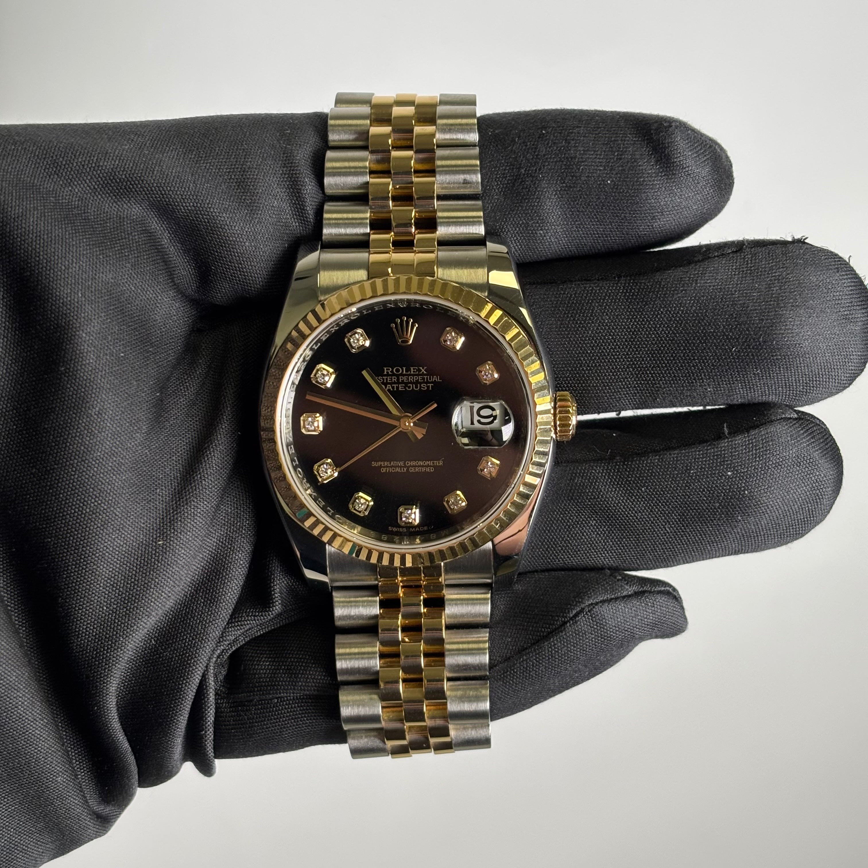 Rolex Datejust 36mm Black Dial Watch Ref# 116233 - Happy Jewelers Fine Jewelry Lifetime Warranty