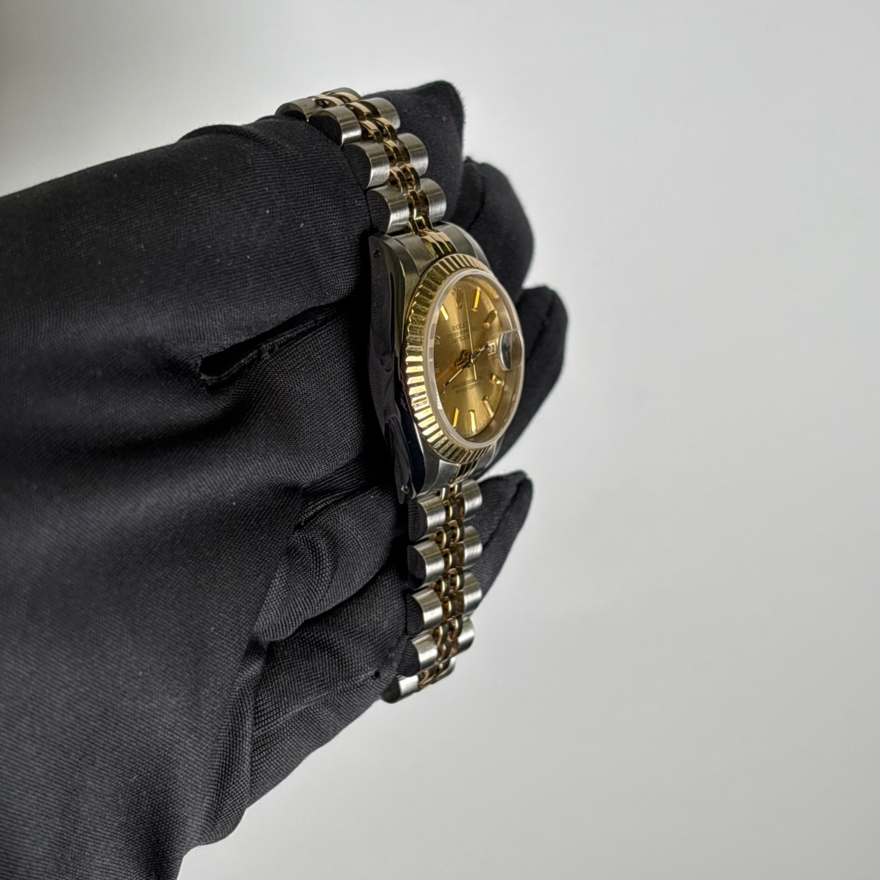 Rolex Datejust 26mm Champagne Dial Watch Ref# 69173 - Happy Jewelers Fine Jewelry Lifetime Warranty