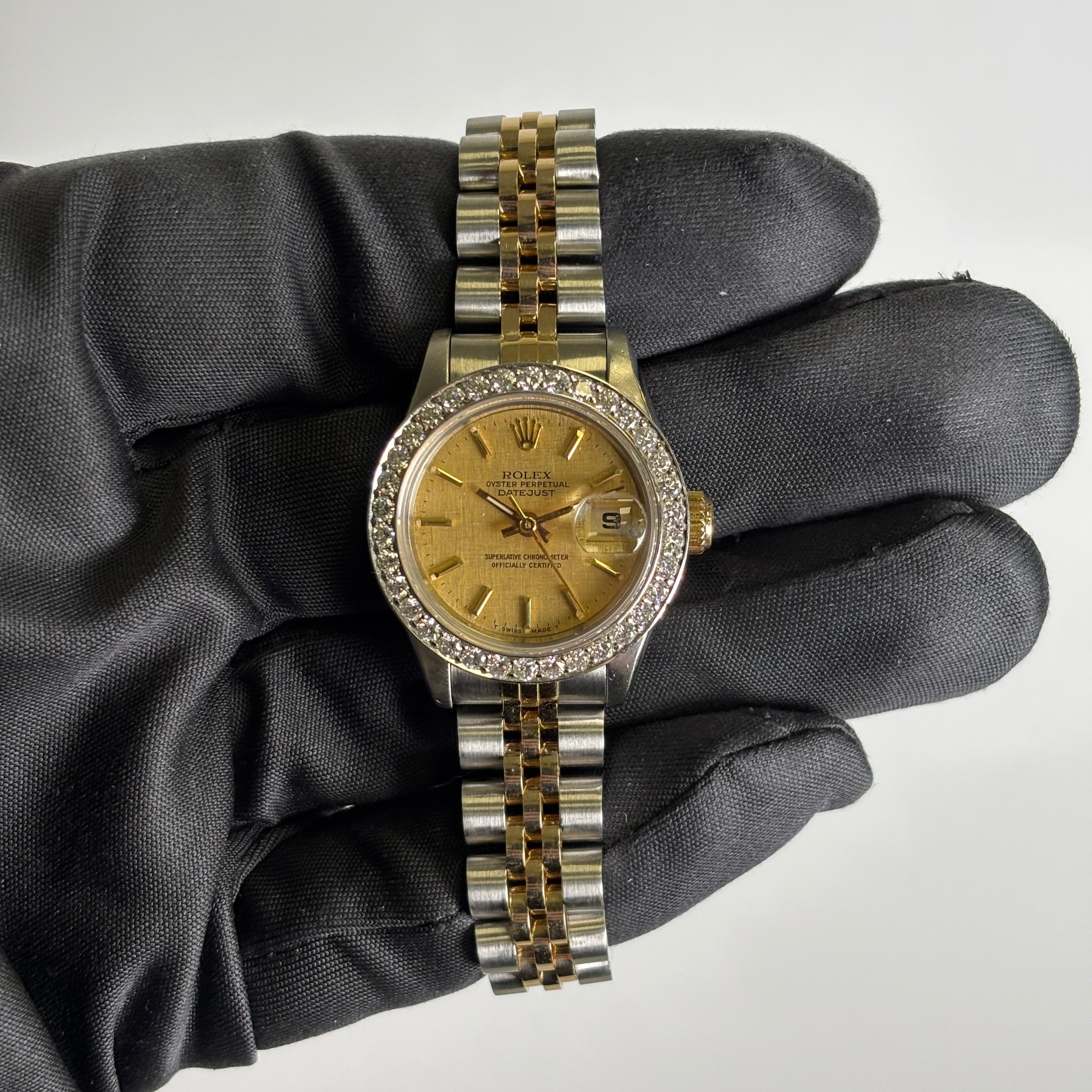 Rolex Datejust 26mm Champagne Dial Watch Ref# 69173 - Happy Jewelers Fine Jewelry Lifetime Warranty