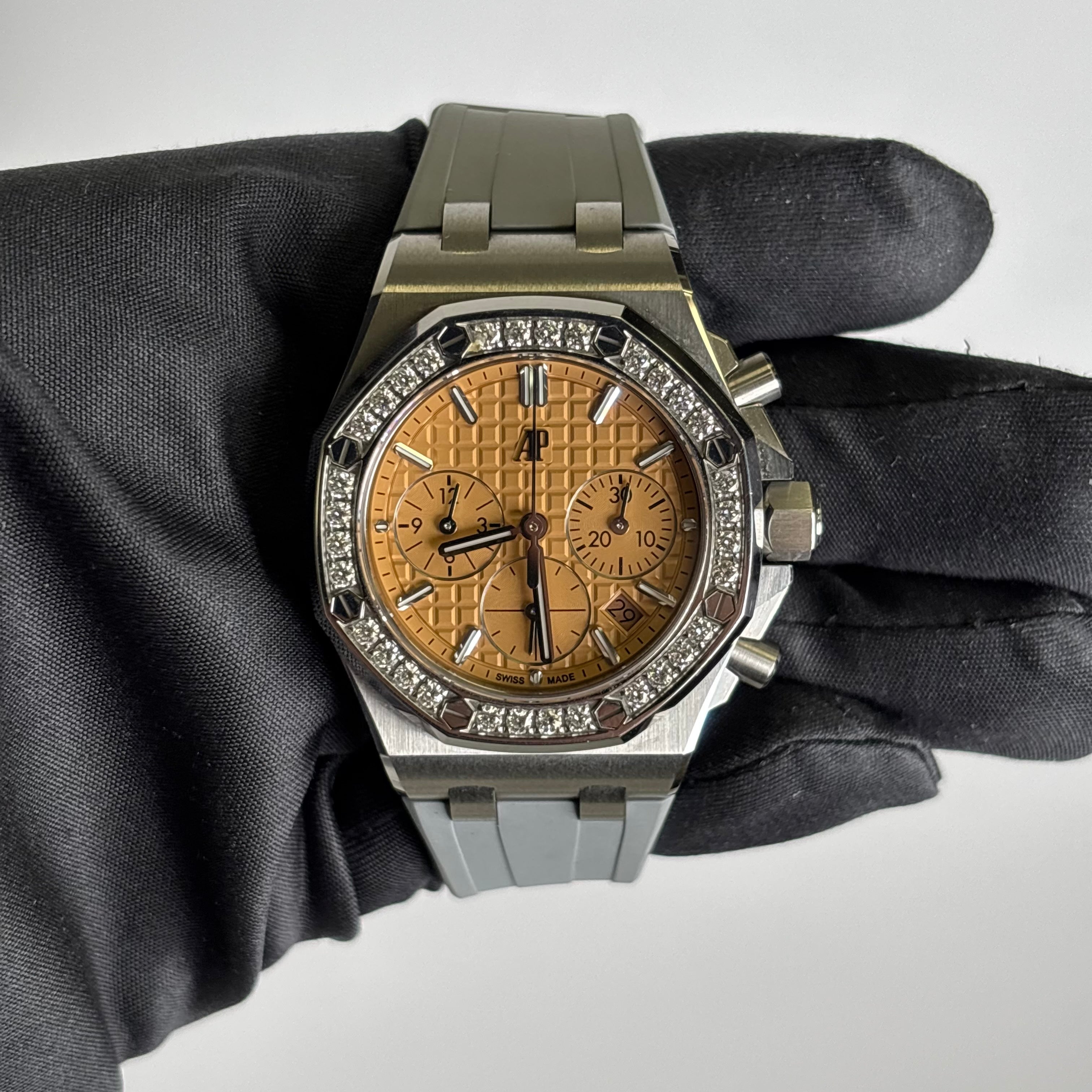 Audemars Piguet Royal Oak 37mm Salmon Dial Watch Ref# 26231ST.ZZ.A178CA.01 - Happy Jewelers Fine Jewelry Lifetime Warranty