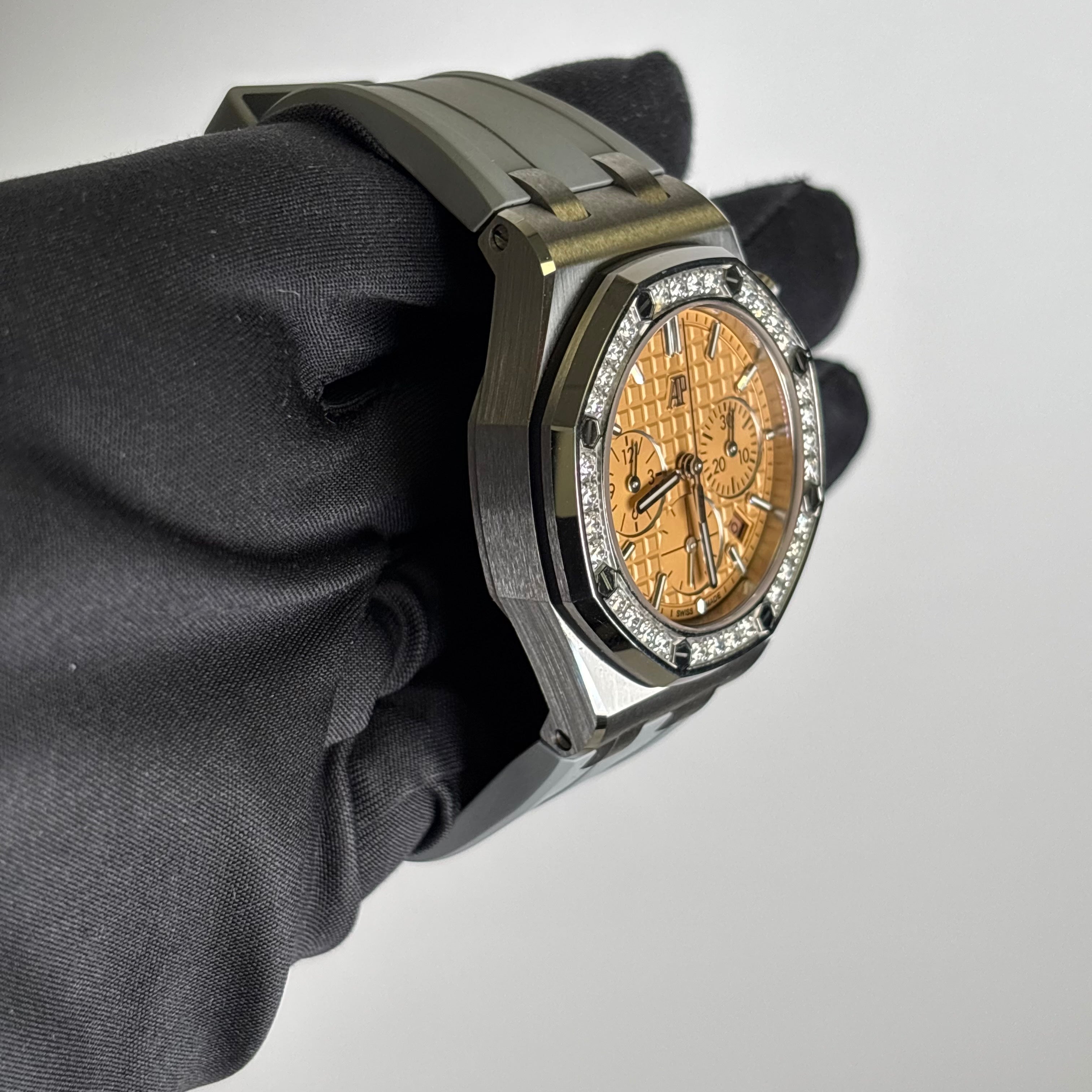 Audemars Piguet Royal Oak 37mm Salmon Dial Watch Ref# 26231ST.ZZ.A178CA.01 - Happy Jewelers Fine Jewelry Lifetime Warranty