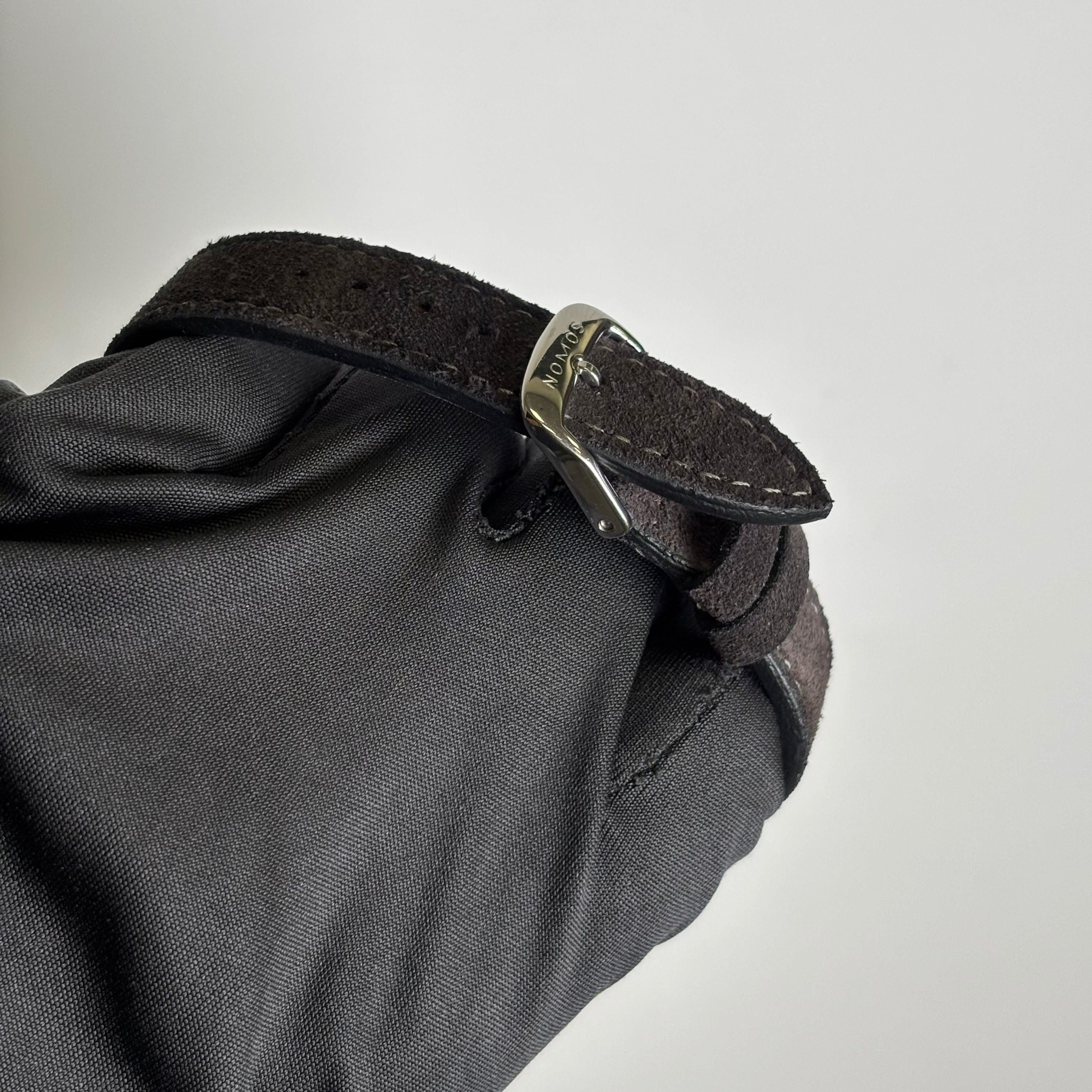 Nomos Tangente 37.5mm Black Dial Watch Ref# 179.S19 - Happy Jewelers Fine Jewelry Lifetime Warranty