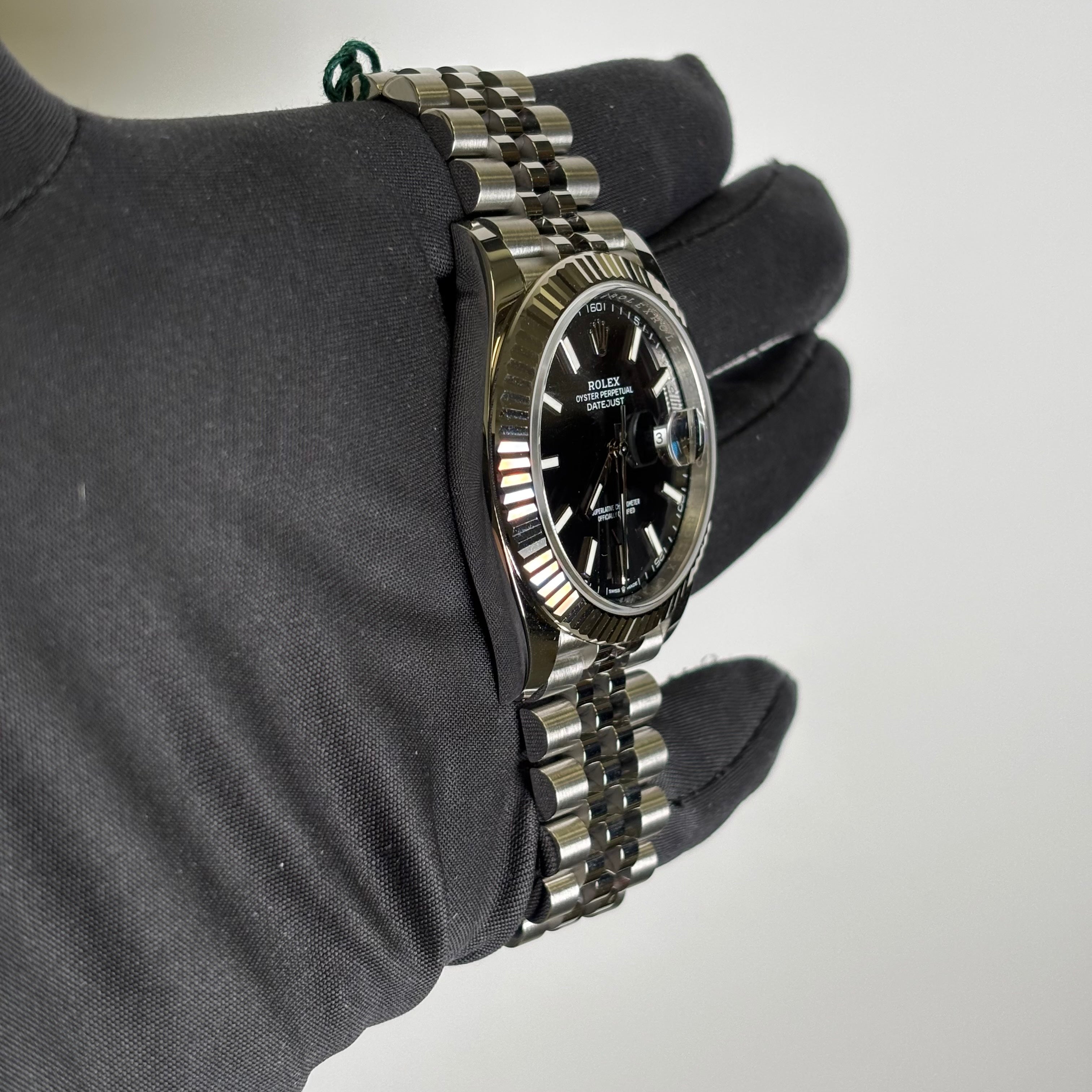 Rolex Datejust 41mm Black Dial Watch Ref# 126334 - Happy Jewelers Fine Jewelry Lifetime Warranty