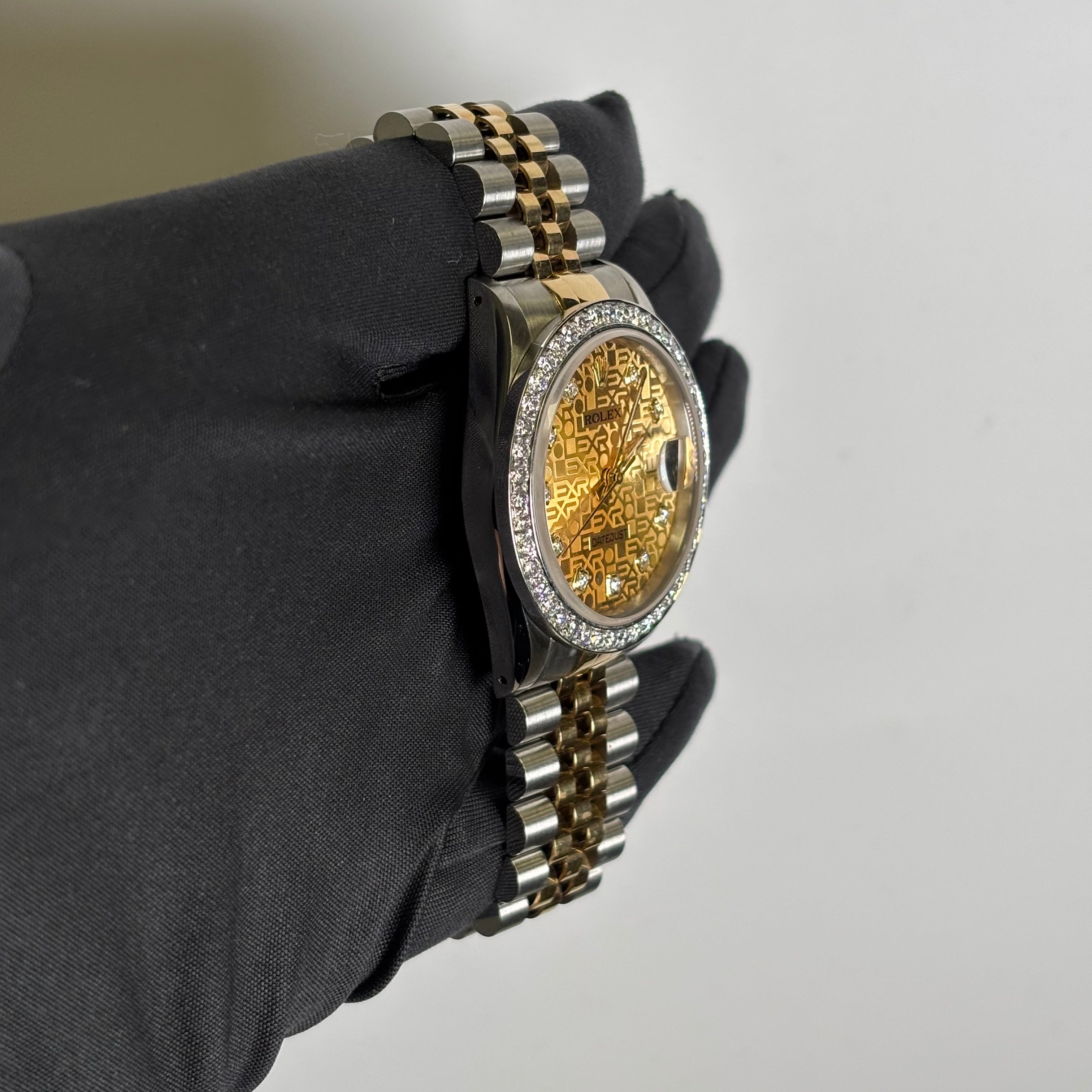 Rolex Datejust 36mm Champagne Dial Watch Ref# 16233 - Happy Jewelers Fine Jewelry Lifetime Warranty