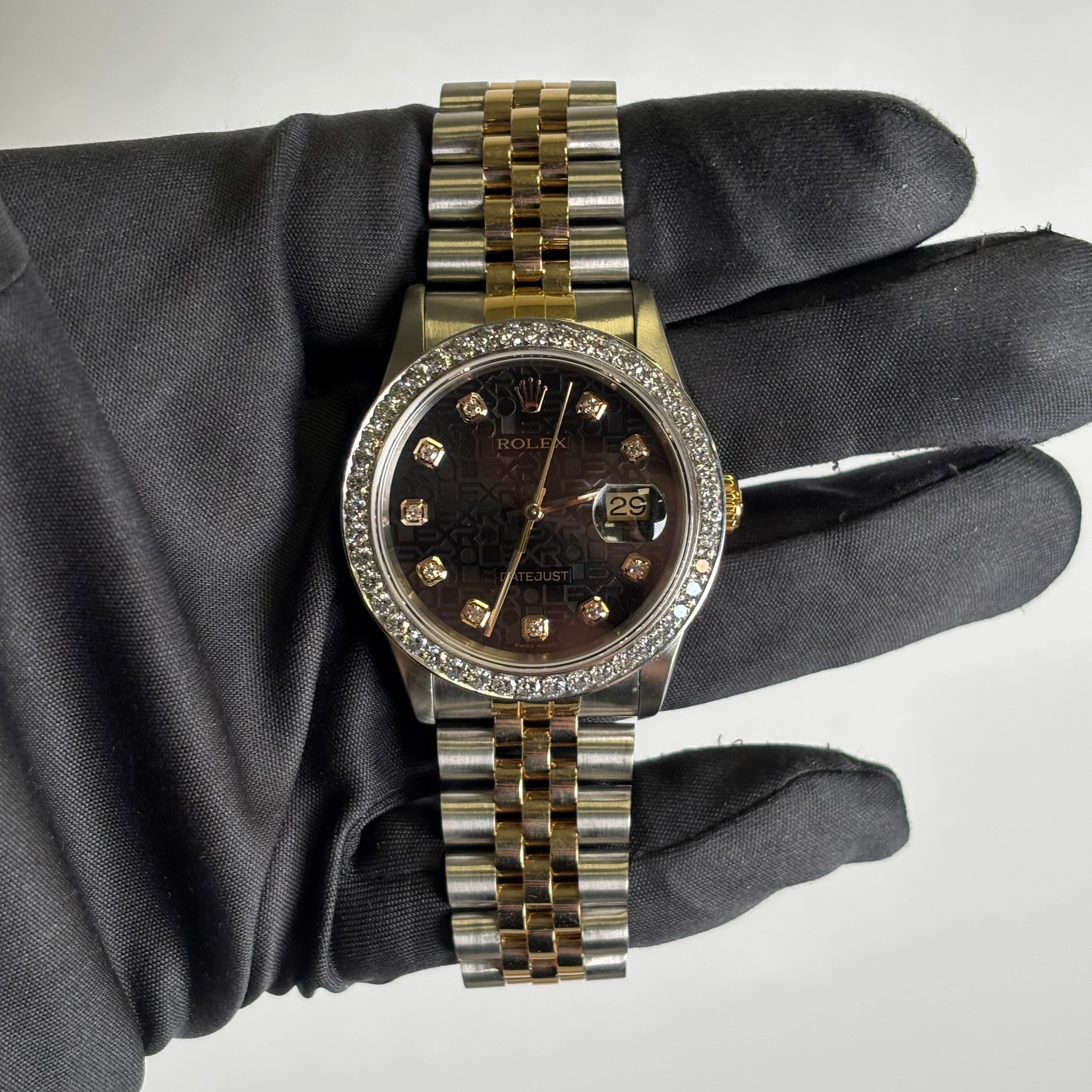 Rolex Datejust 36mm Black Dial Watch Ref# 16233 - Happy Jewelers Fine Jewelry Lifetime Warranty