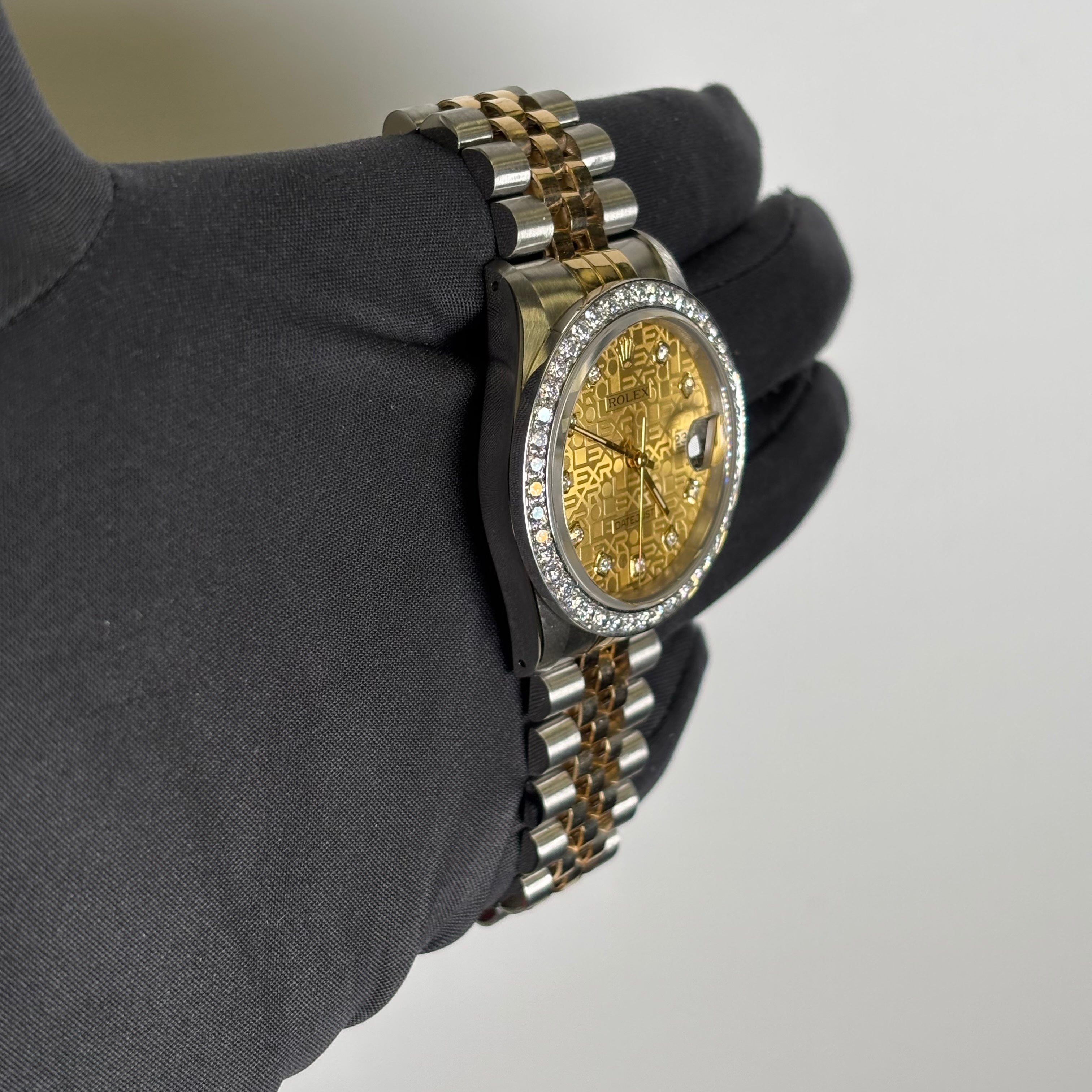 Rolex Datejust 36mm Champagne Dial Watch Ref# 16233 - Happy Jewelers Fine Jewelry Lifetime Warranty