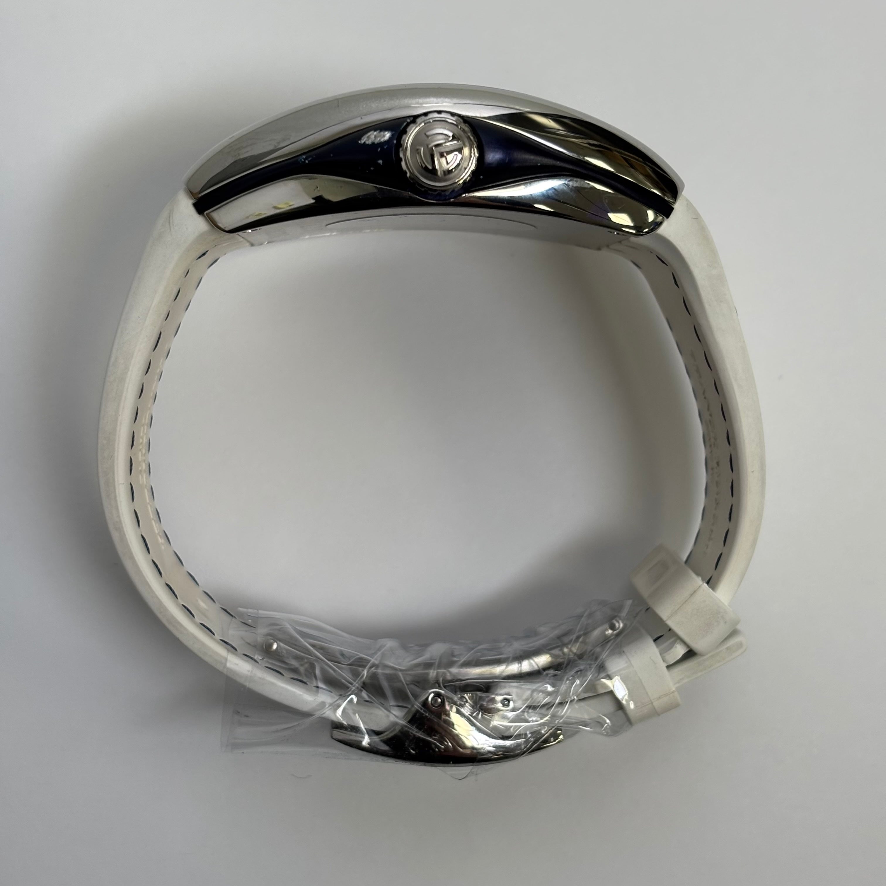 Franck Muller Vanguard 45mm Stainless Steel Watch Ref# V 45 SC DT J - Happy Jewelers Fine Jewelry Lifetime Warranty