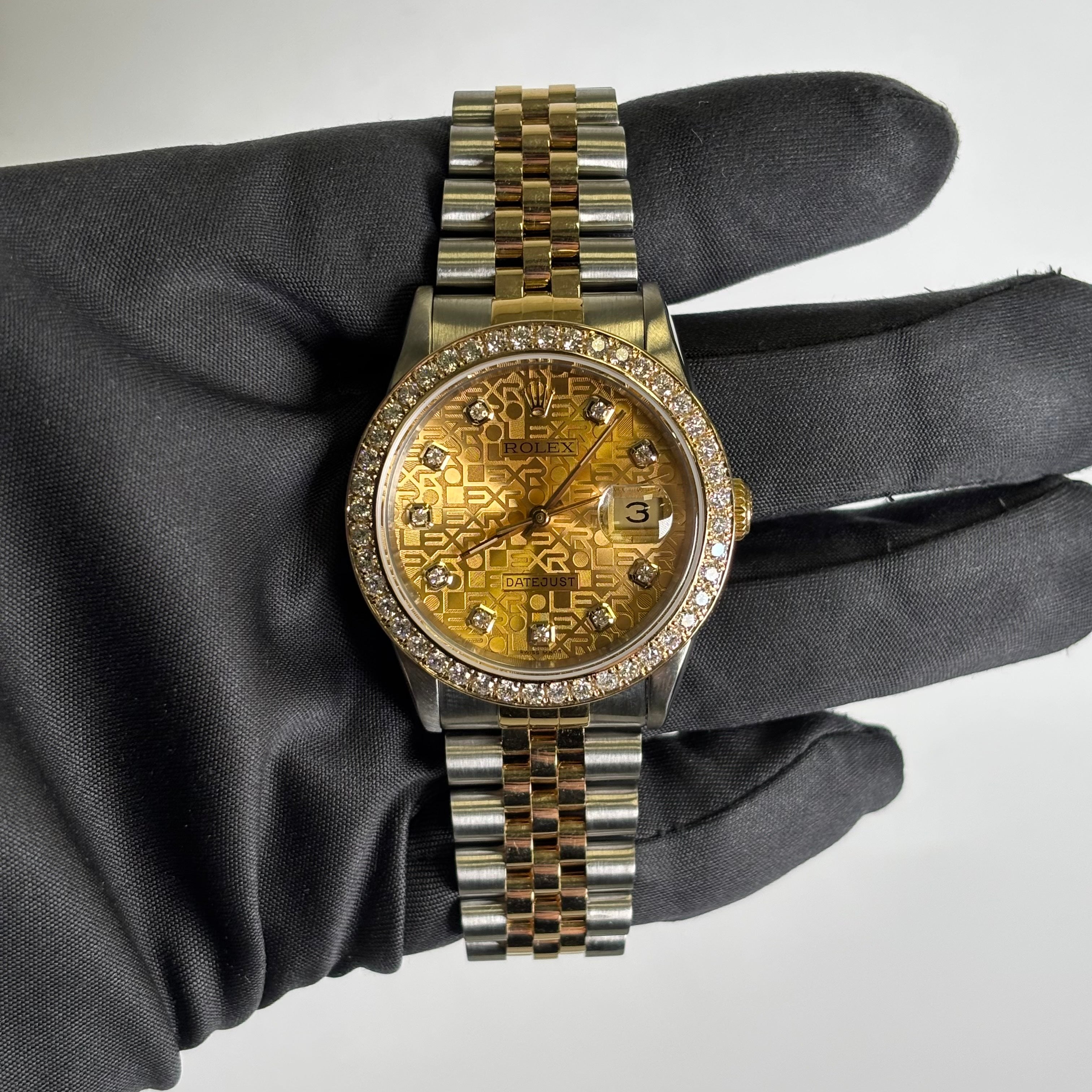 Rolex Datejust 36mm Champagne Dial Watch Ref# 16233 - Happy Jewelers Fine Jewelry Lifetime Warranty