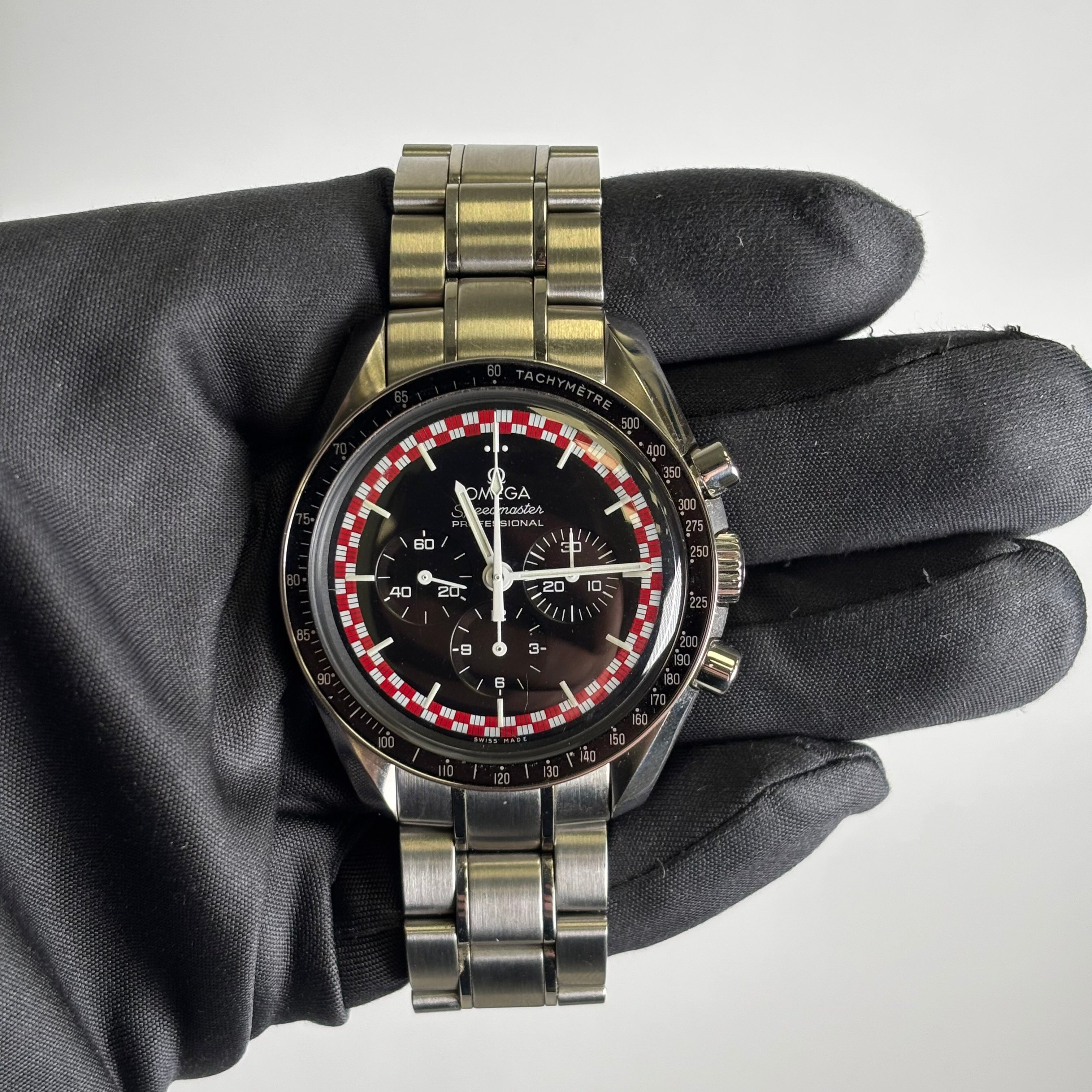 Omega Speedmaster 42mm Black Dial Watch Ref# 311.30.42.30.01.004 - Happy Jewelers Fine Jewelry Lifetime Warranty