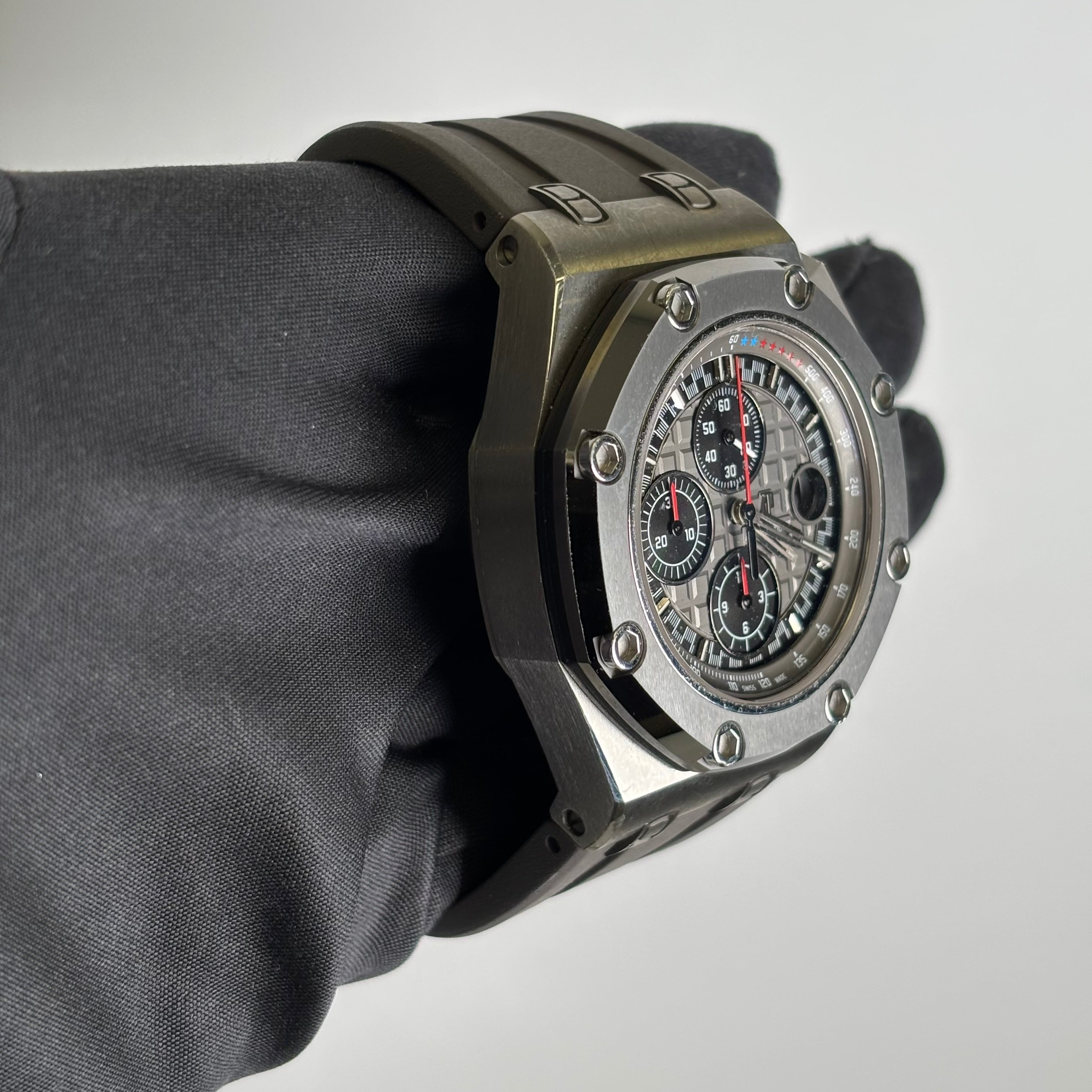 Audemars Piguet Royal Oak 44mm Grey Dial Watch Ref# 26568IM.OO.A004CA.01 - Happy Jewelers Fine Jewelry Lifetime Warranty