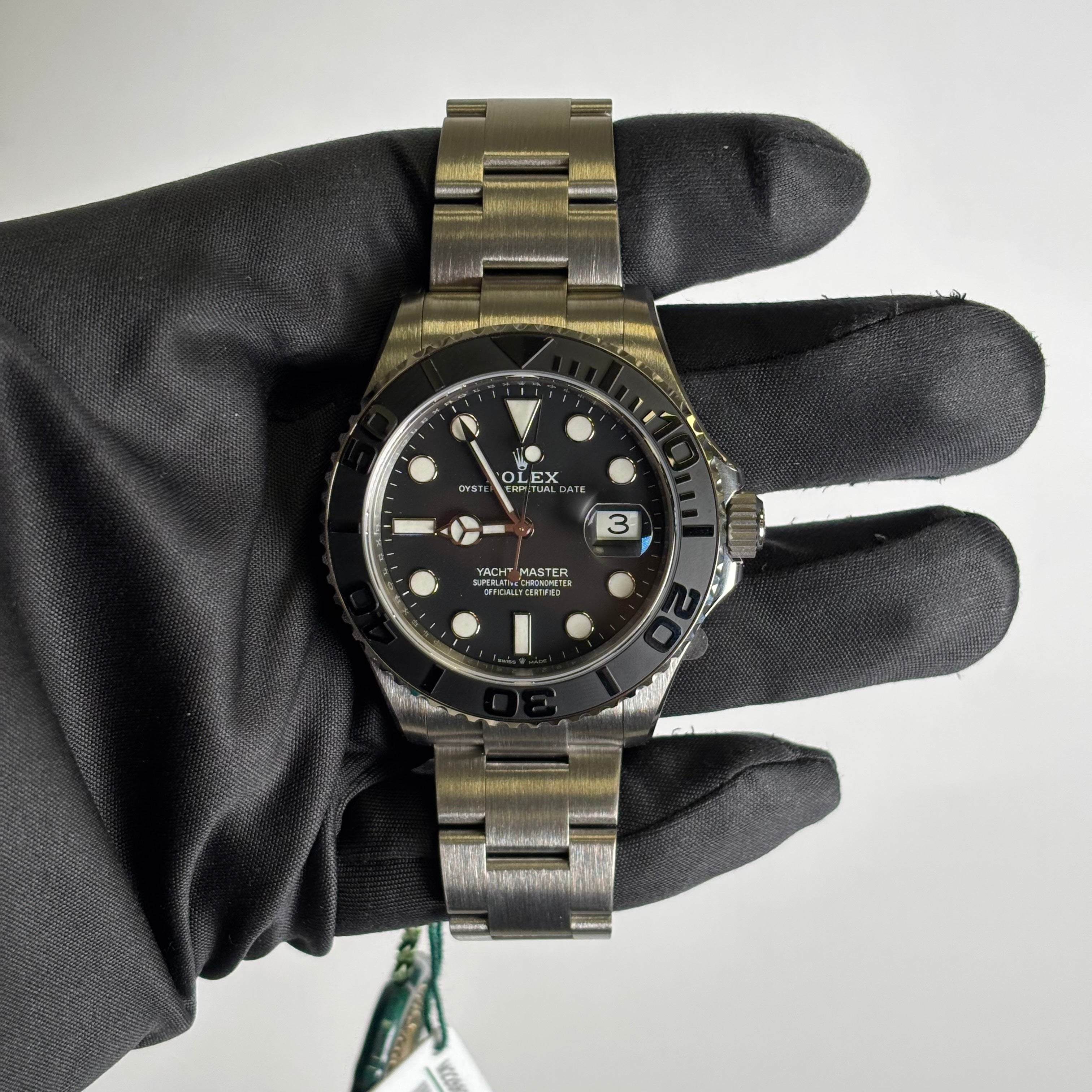 Rolex Yacht-Master 42mm Black Dial Watch Ref# 226627 - Happy Jewelers Fine Jewelry Lifetime Warranty