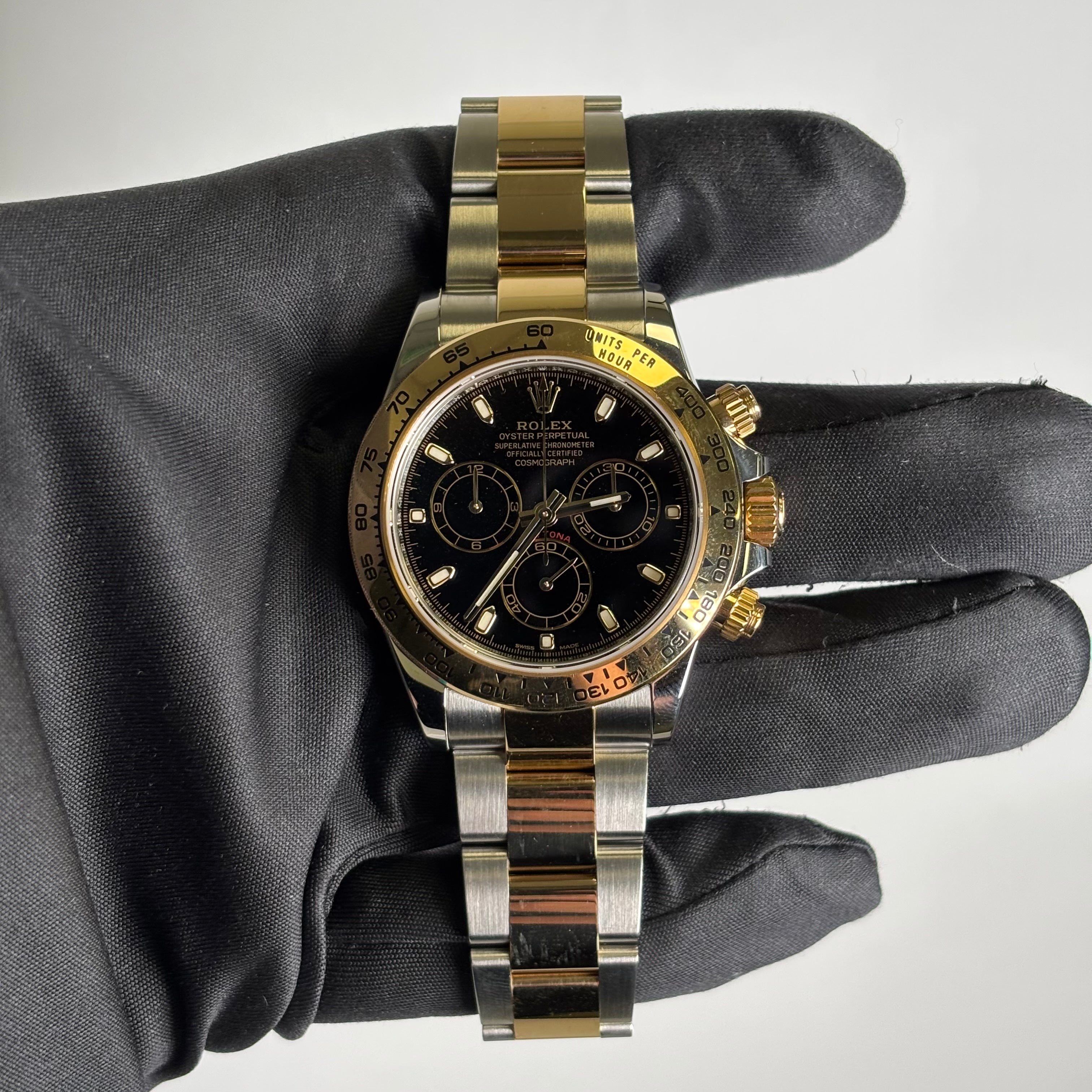 Rolex Daytona 40mm Black Dial Watch Ref# 116503 - Happy Jewelers Fine Jewelry Lifetime Warranty