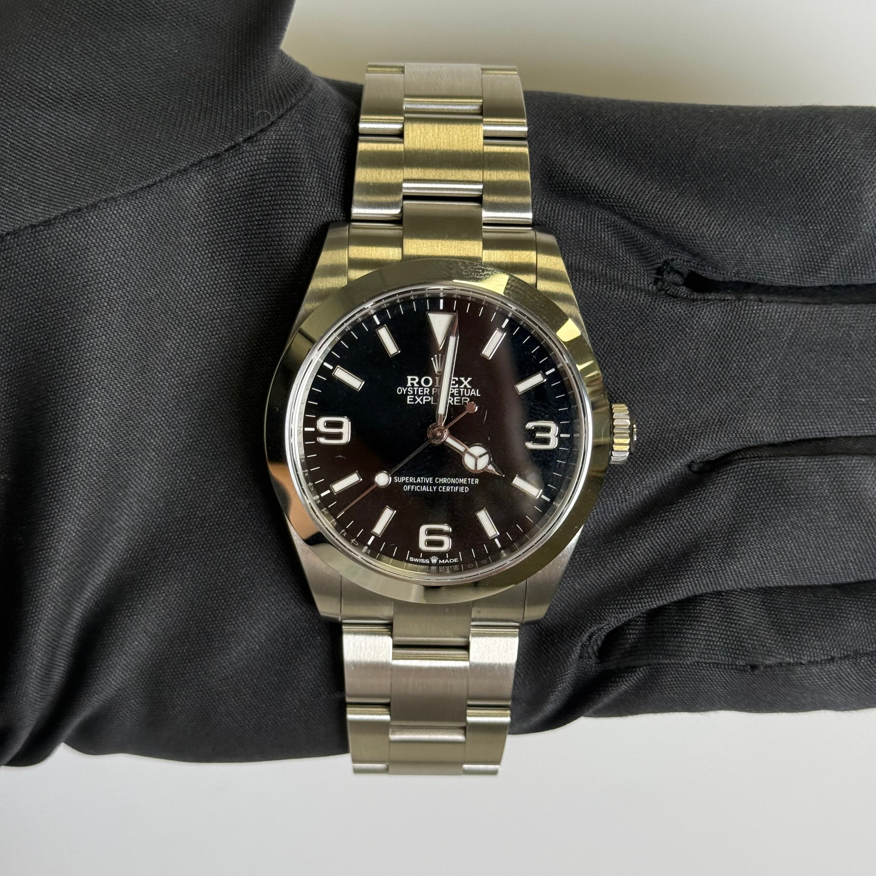 Rolex Explorer 40mm Black Dial Watch Ref# 224270 - Happy Jewelers Fine Jewelry Lifetime Warranty