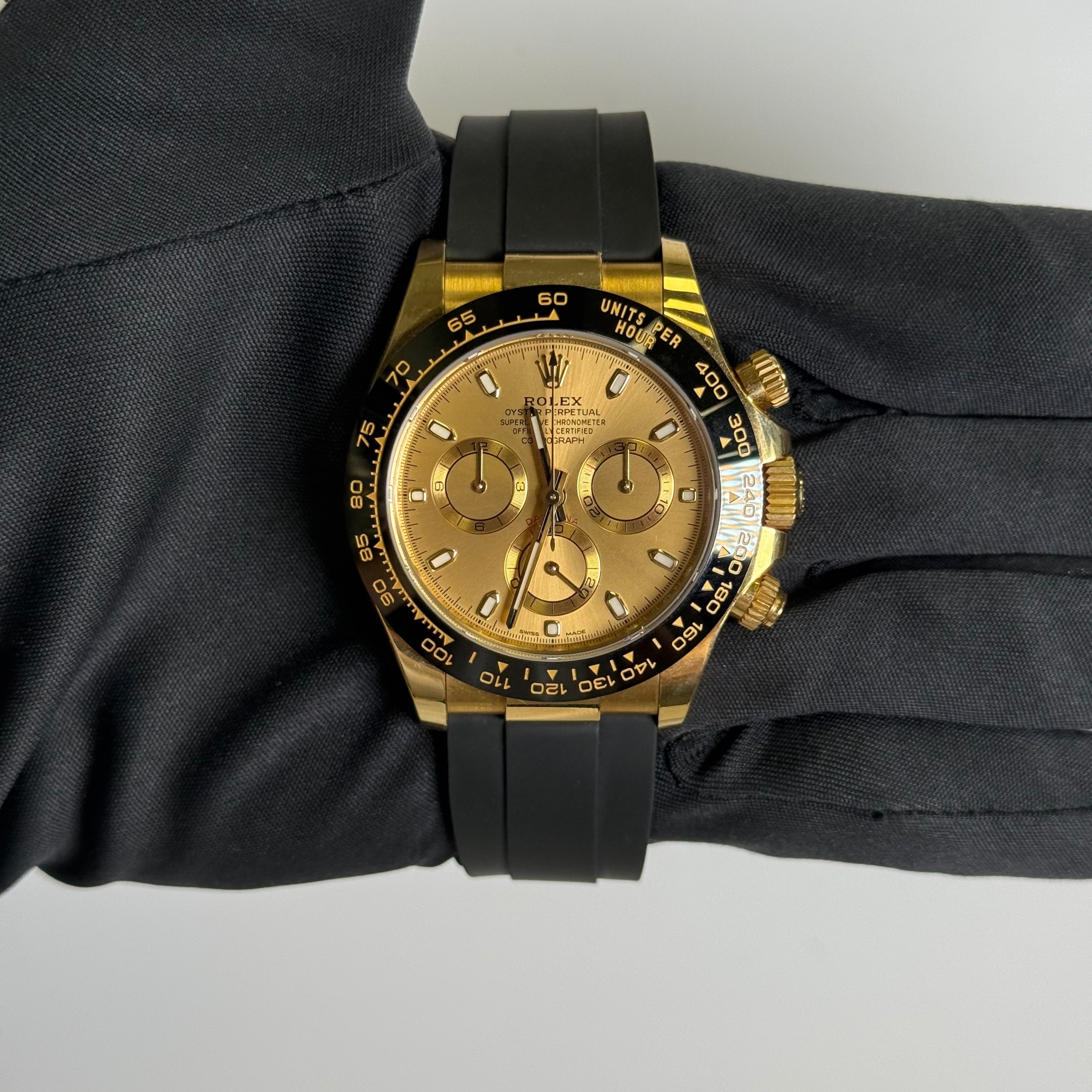 Rolex Daytona 40mm Champagne Dial Watch Ref# 116518LN - Happy Jewelers Fine Jewelry Lifetime Warranty