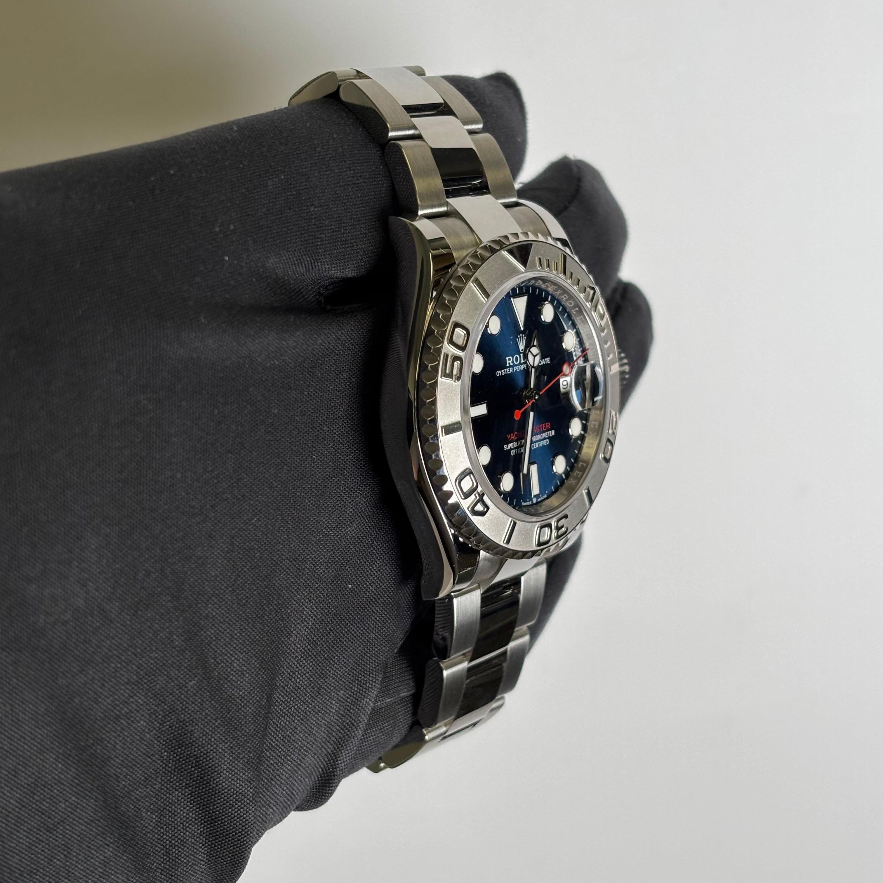 Rolex Yacht-Master 40mm Blue Dial Watch Ref# 126622 - Happy Jewelers Fine Jewelry Lifetime Warranty
