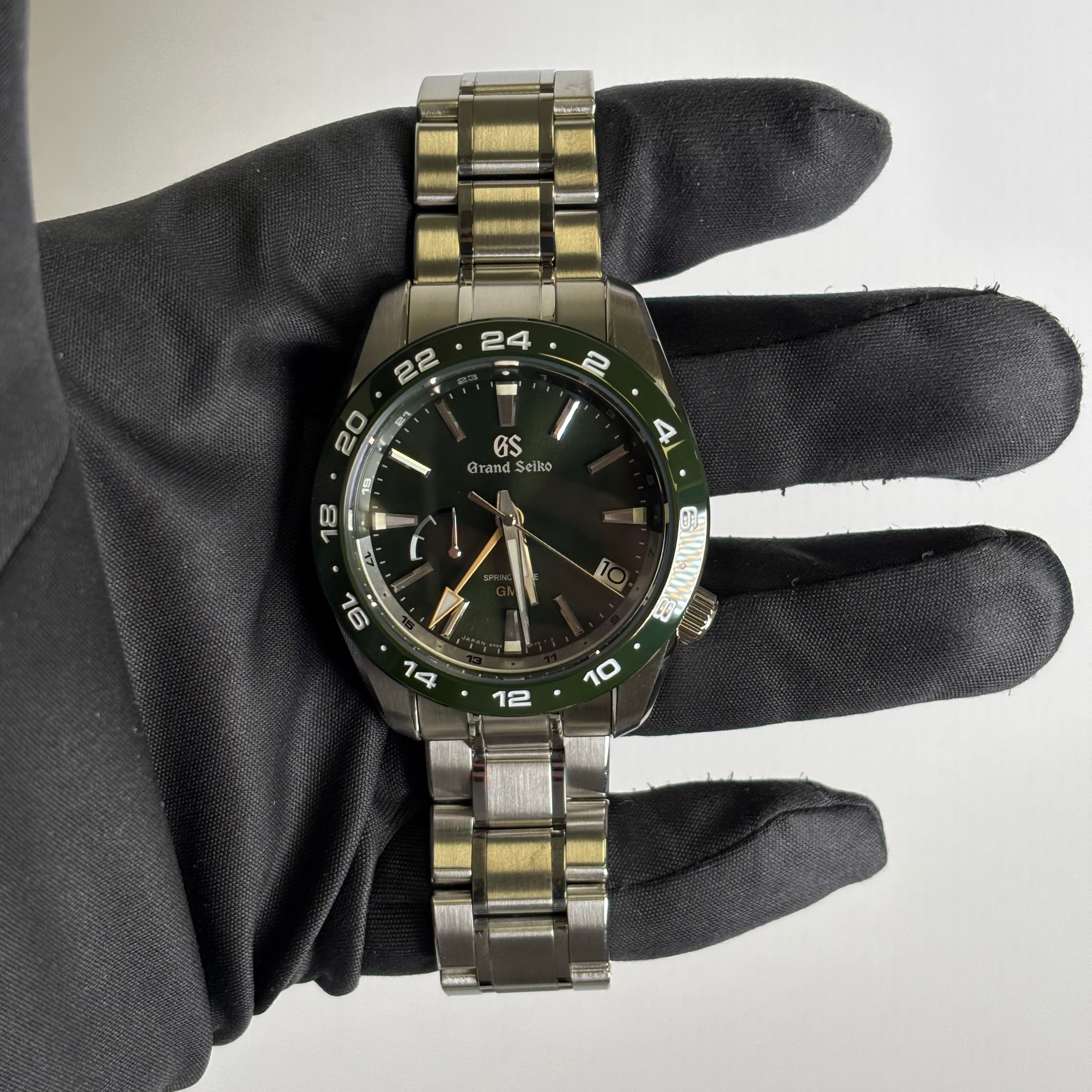 Grand Seiko Sport 40mm Green Dial Watch Ref# SBGE257 - Happy Jewelers Fine Jewelry Lifetime Warranty
