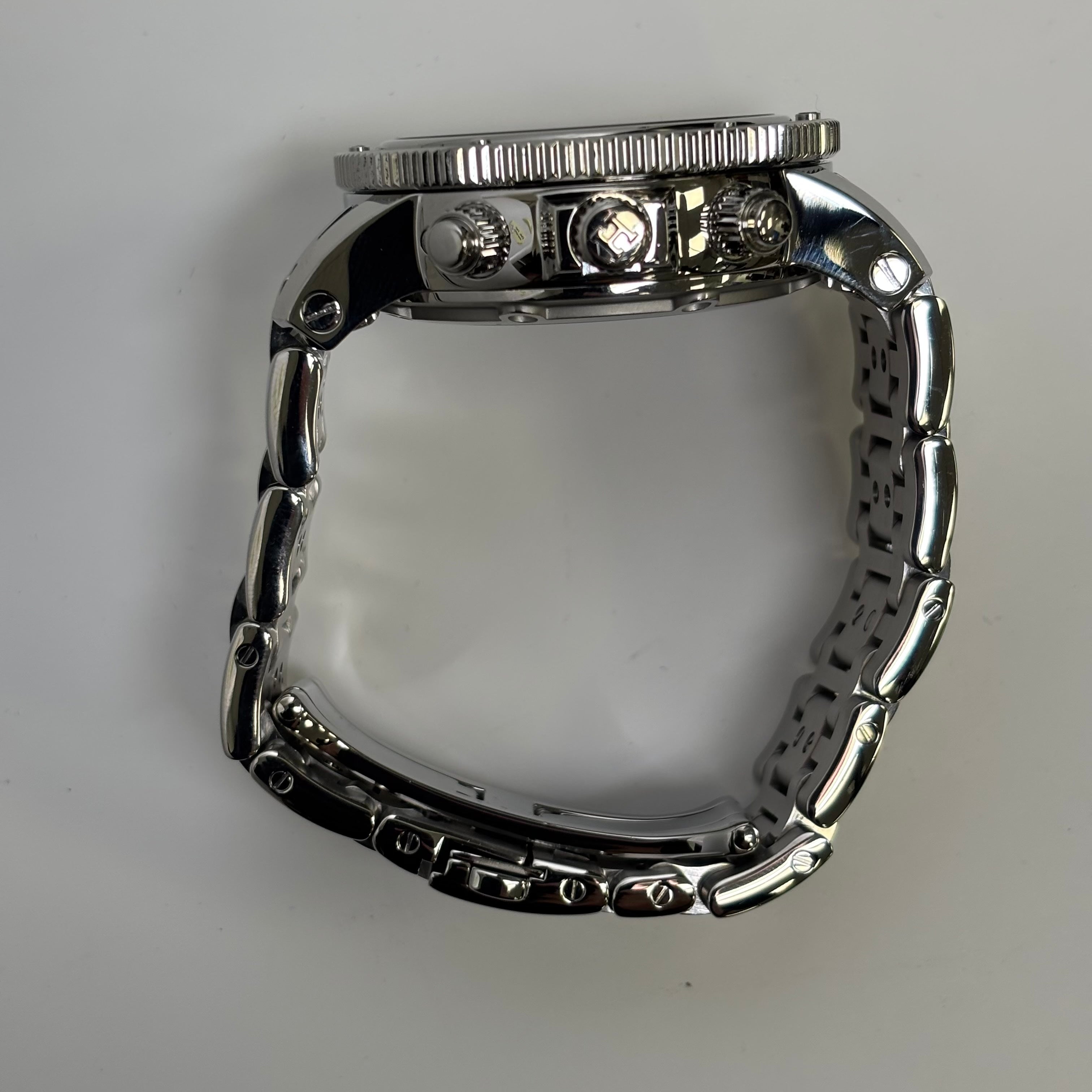 Hermes Clipper 44mm Black Dial Watch Ref# CP2.910 - Happy Jewelers Fine Jewelry Lifetime Warranty