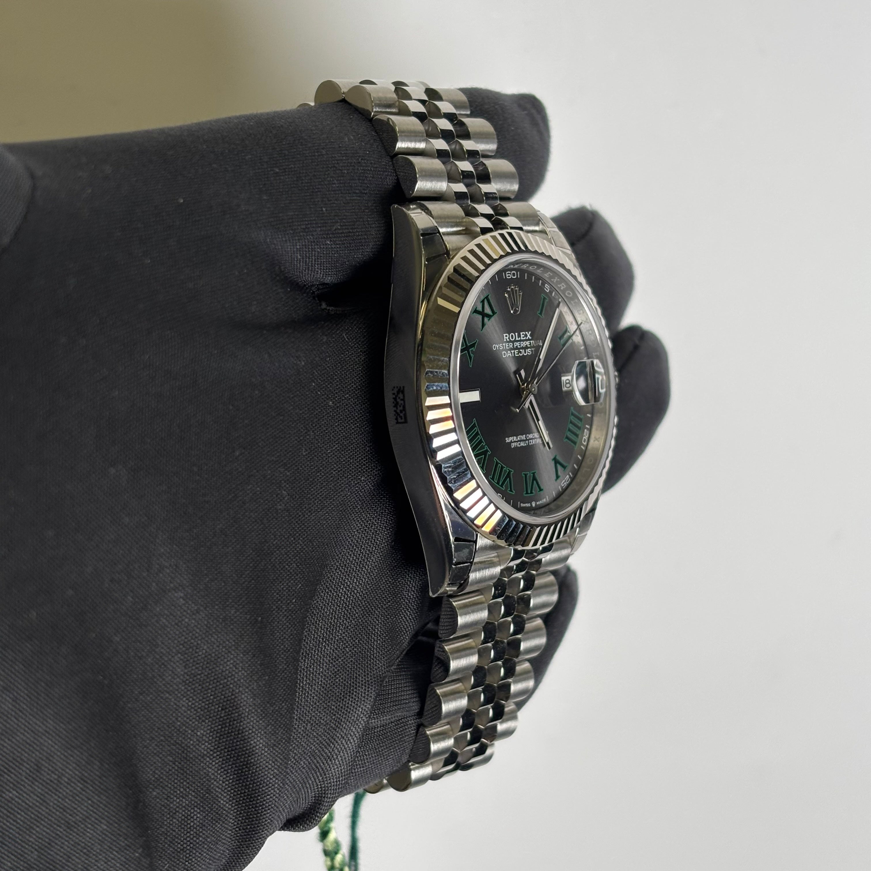 Rolex Datejust 41mm Wimbledon Dial Watch Ref# 126334 - Happy Jewelers Fine Jewelry Lifetime Warranty