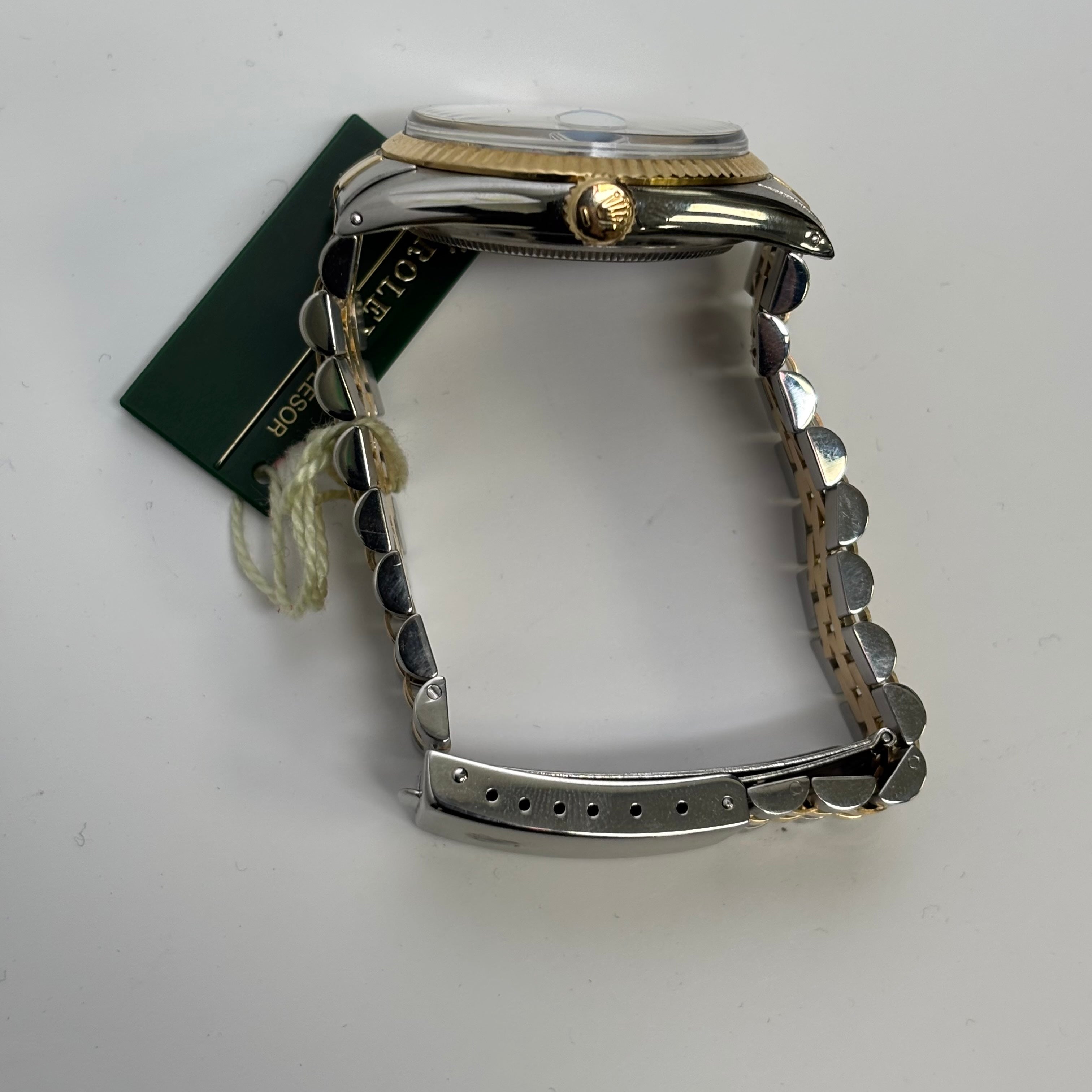 Rolex Datejust 36mm MOP Dial Watch Ref# 1601 - Happy Jewelers Fine Jewelry Lifetime Warranty