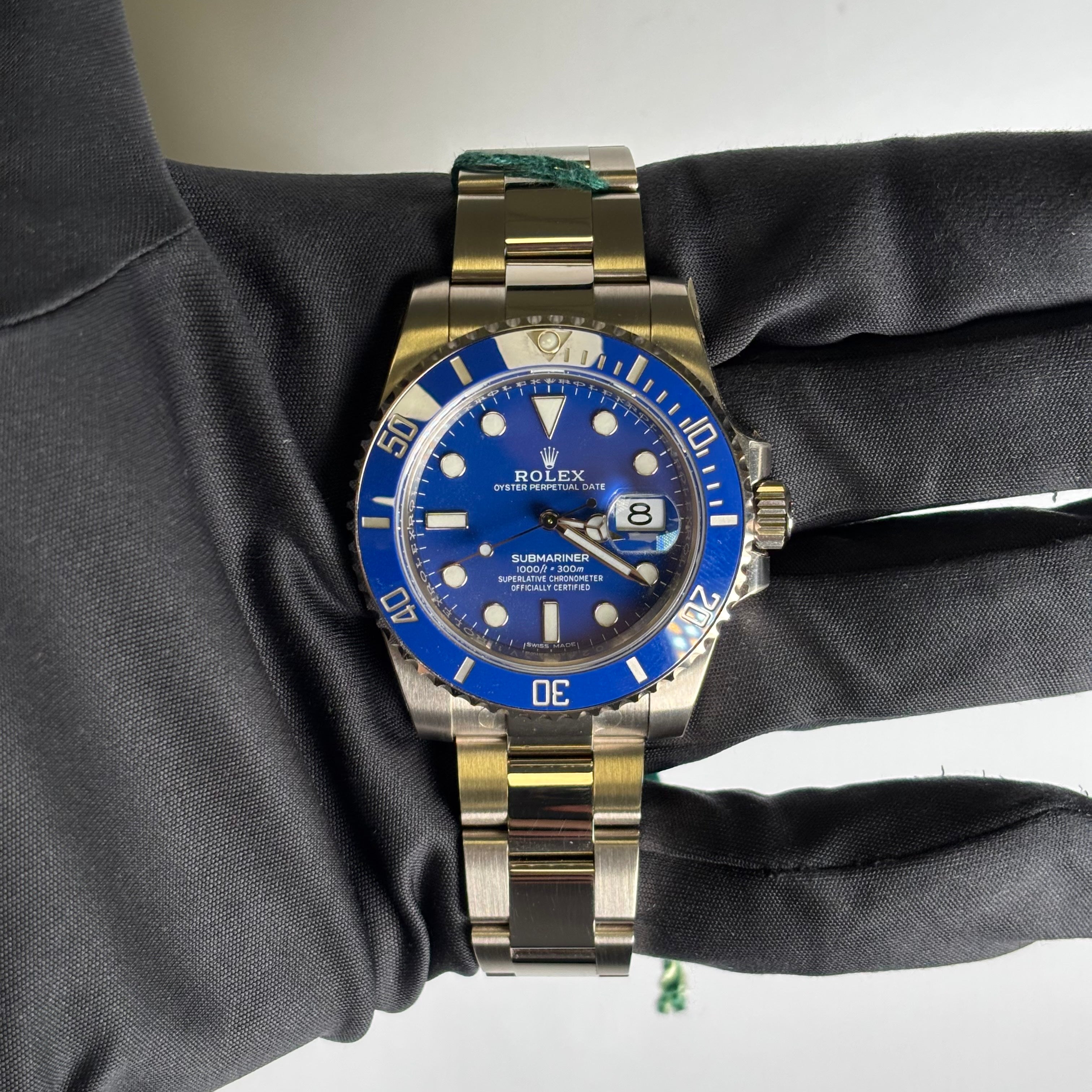 Rolex Submariner 40mm Blue Dial Watch Ref# 116619LB - Happy Jewelers Fine Jewelry Lifetime Warranty