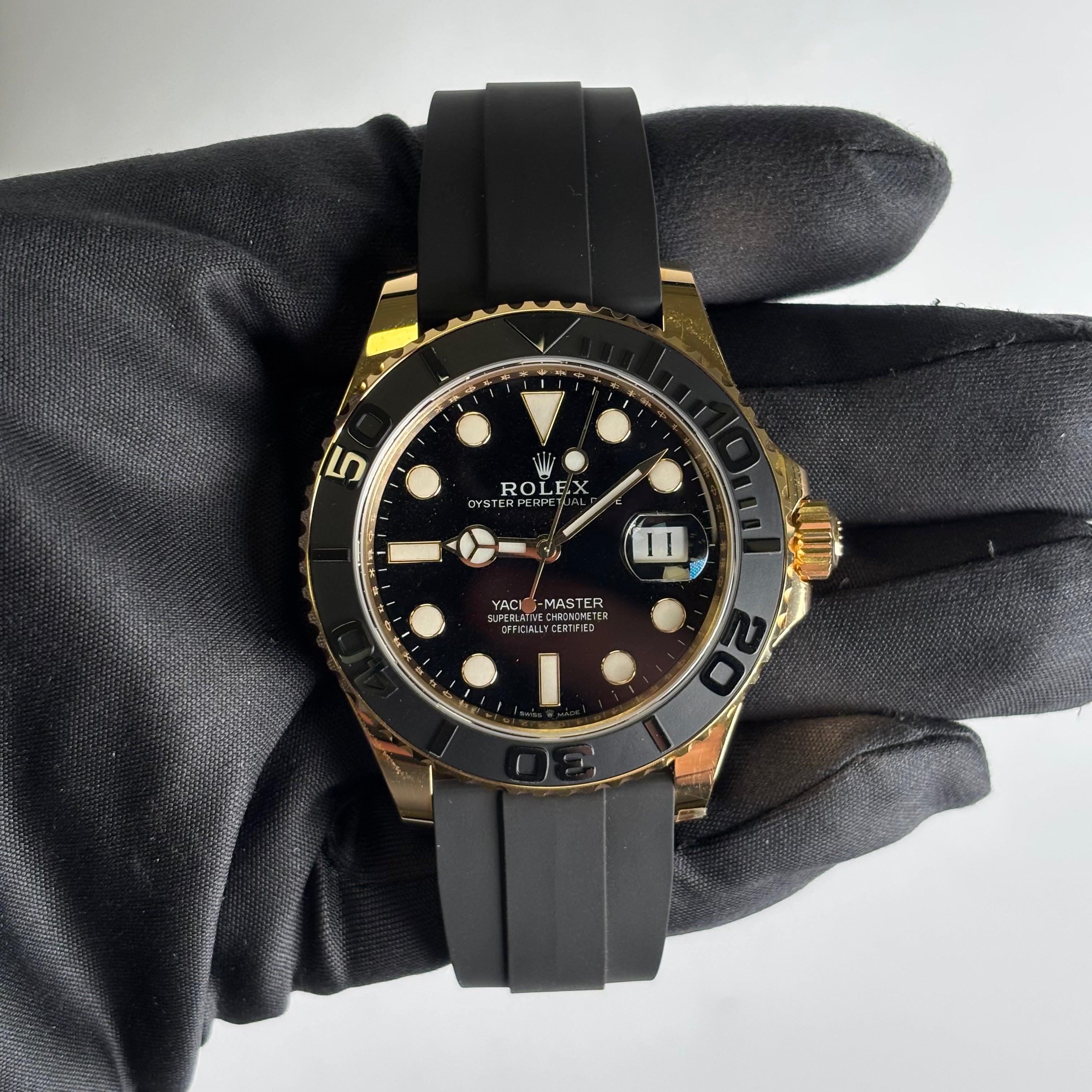 Rolex Yacht-Master 42mm Black Dial Watch Ref# 226658 - Happy Jewelers Fine Jewelry Lifetime Warranty