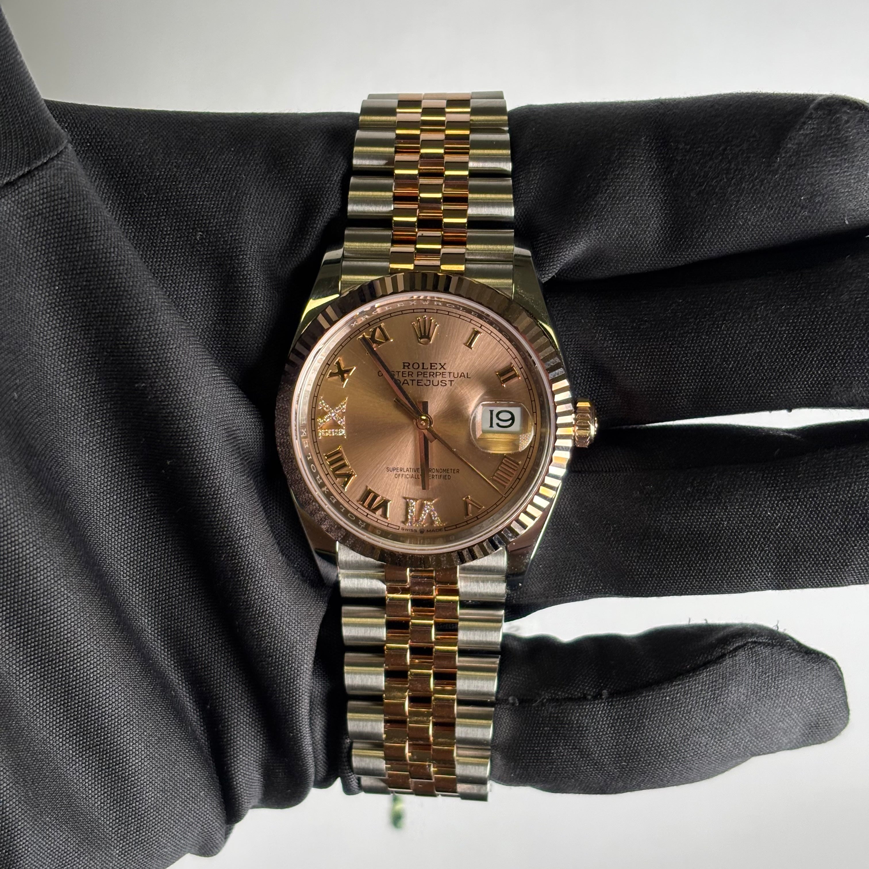 Rolex Datejust 36mm Pink Dial Watch Ref# 126231 - Happy Jewelers Fine Jewelry Lifetime Warranty