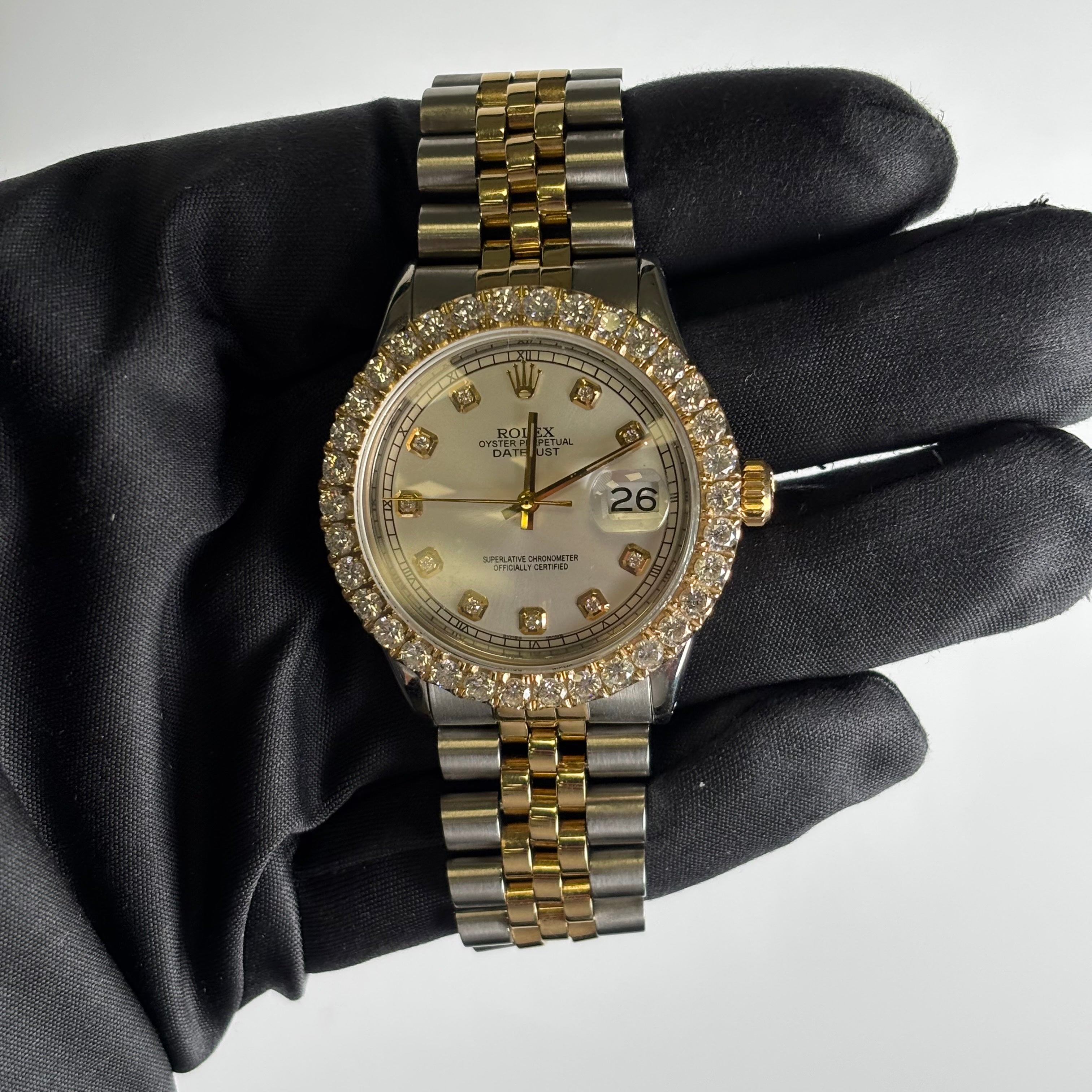 Rolex Datejust 36mm Silver Dial Watch Ref# 1601 - Happy Jewelers Fine Jewelry Lifetime Warranty