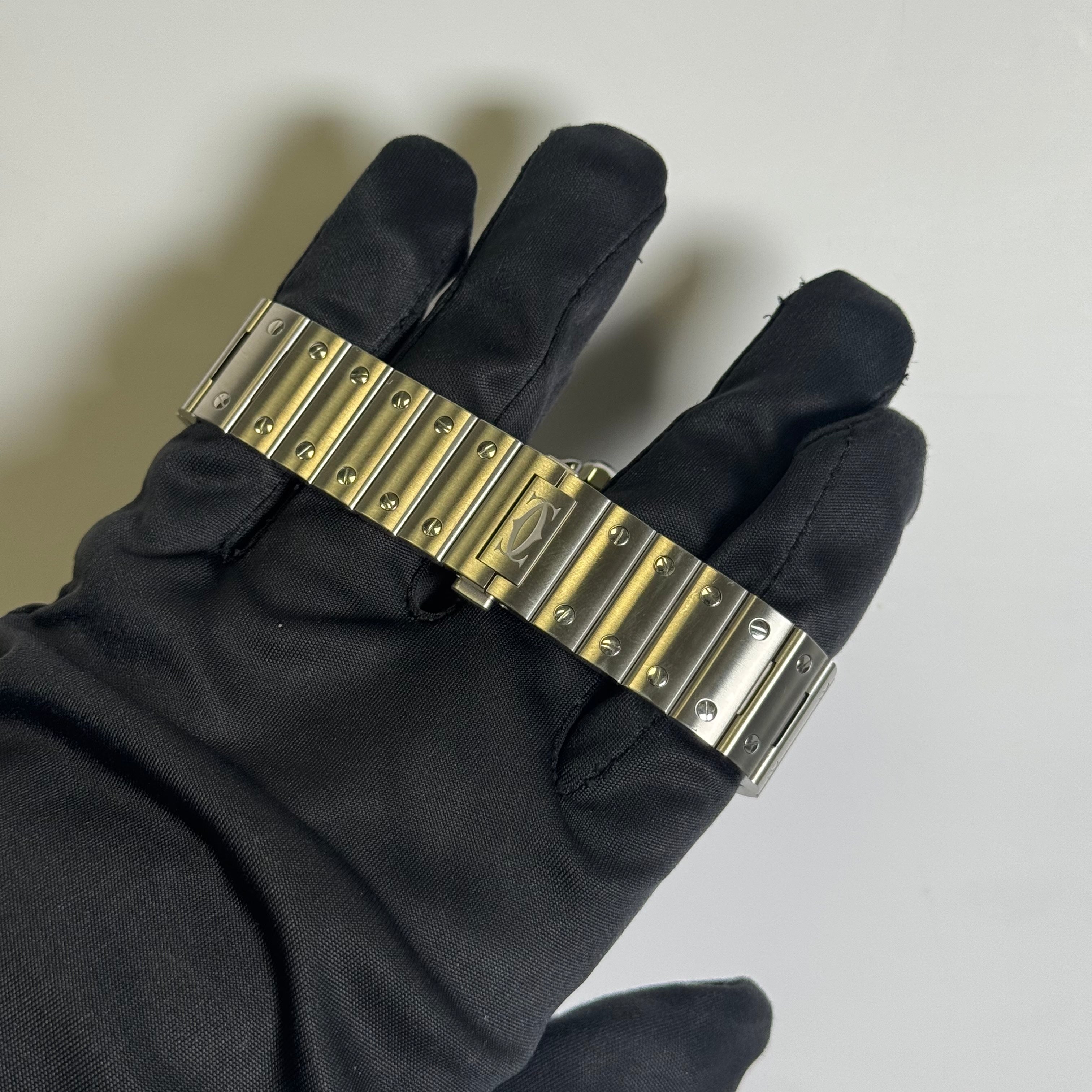 Cartier Santos 39.8mm Green Dial Watch Ref# WSSA0062 - Happy Jewelers Fine Jewelry Lifetime Warranty