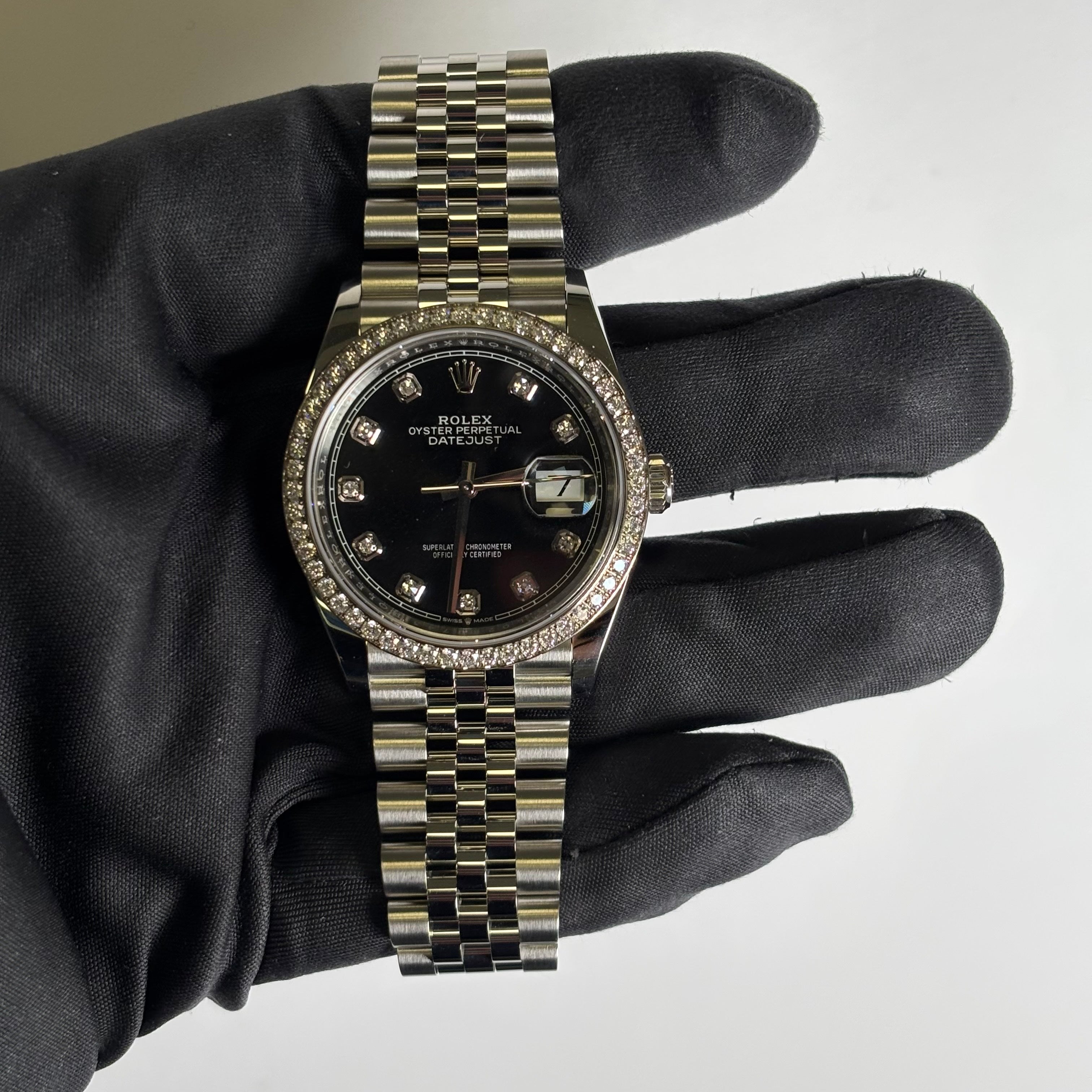 Rolex Datejust 36mm Black Dial Watch Ref# 126284RBR - Happy Jewelers Fine Jewelry Lifetime Warranty