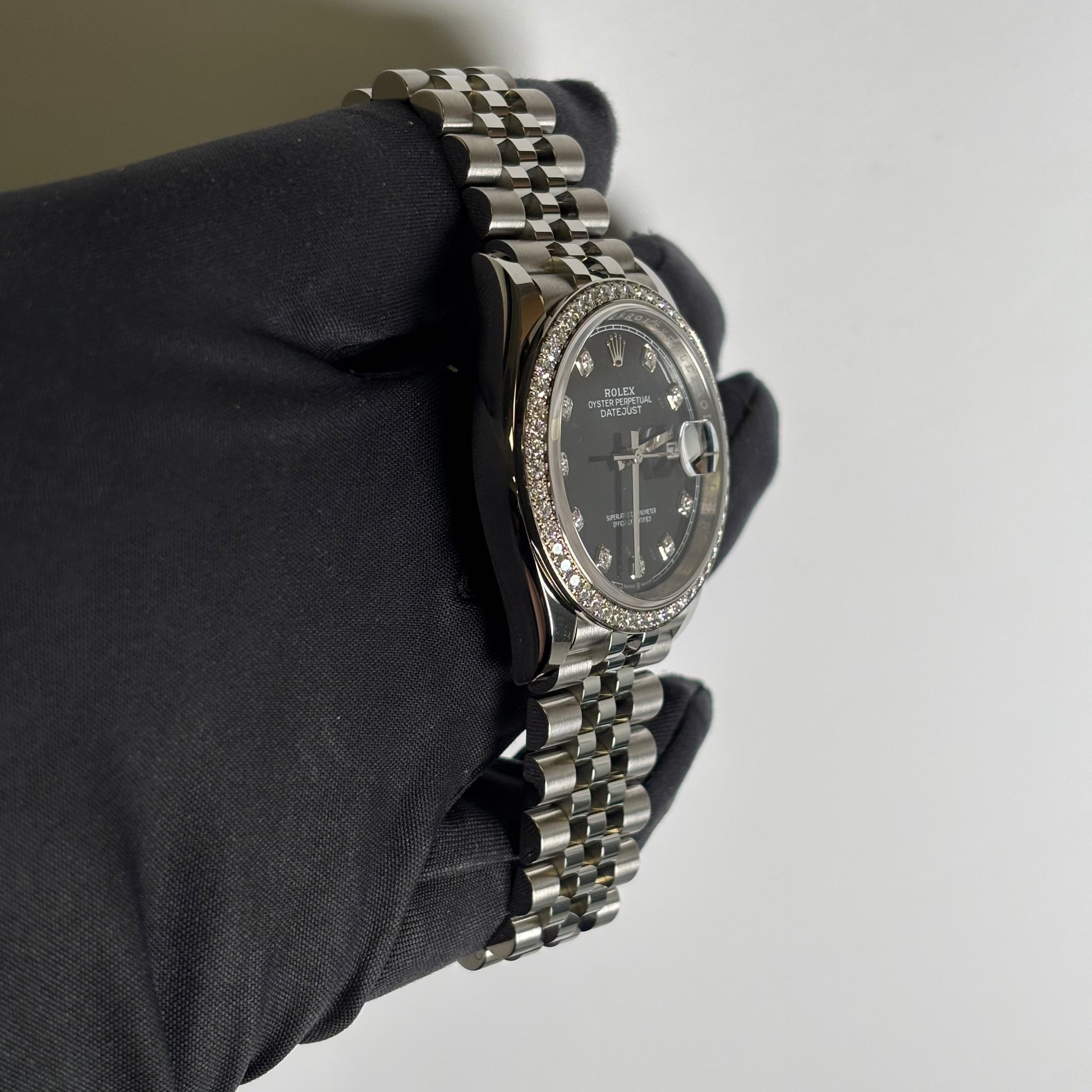 Rolex Datejust 36mm Black Dial Watch Ref# 126284RBR - Happy Jewelers Fine Jewelry Lifetime Warranty