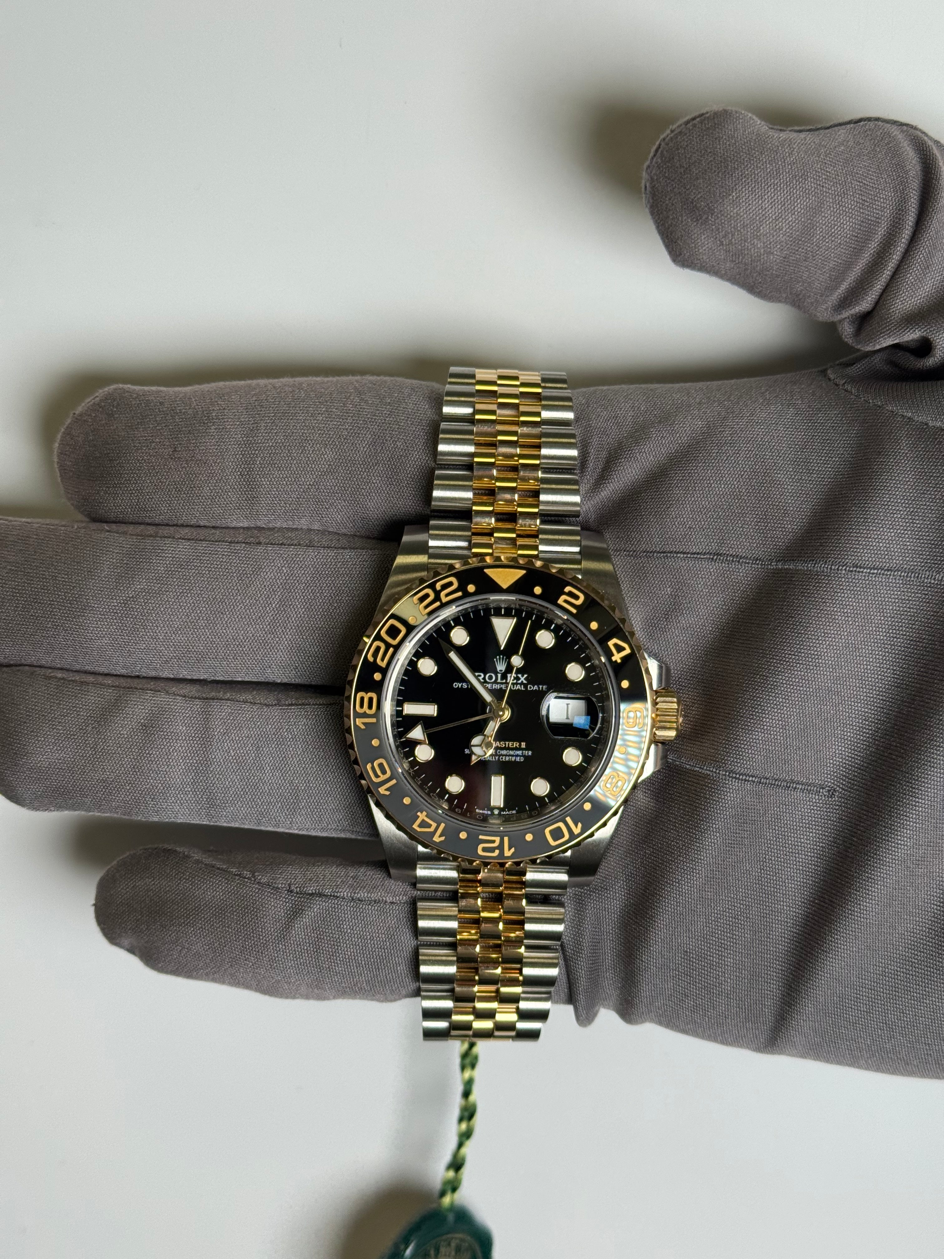 Rolex GMT-Master II 40mm Black Dial Watch Ref# 126713 - Happy Jewelers Fine Jewelry Lifetime Warranty
