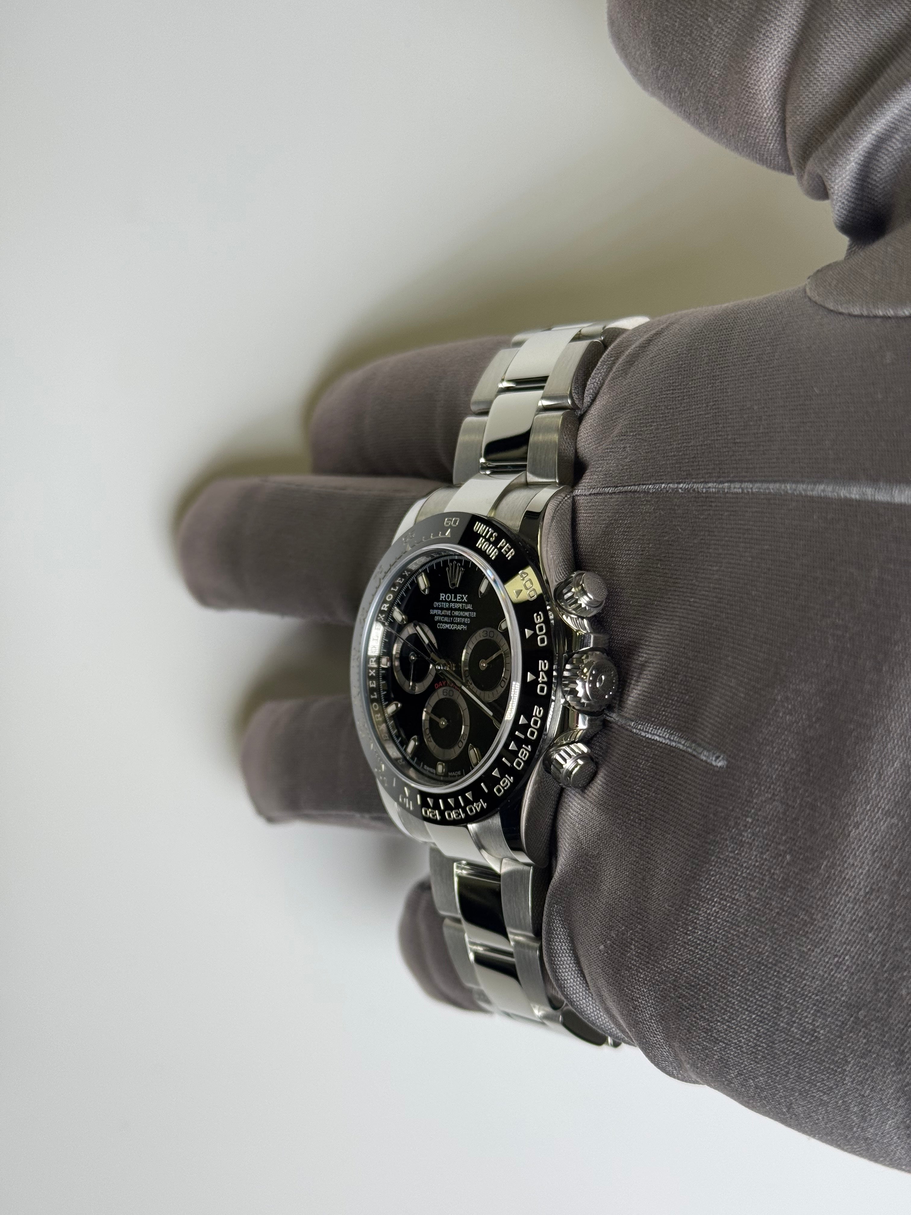 Rolex Daytona 40mm Black Dial Watch Ref# 116500LN - Happy Jewelers Fine Jewelry Lifetime Warranty