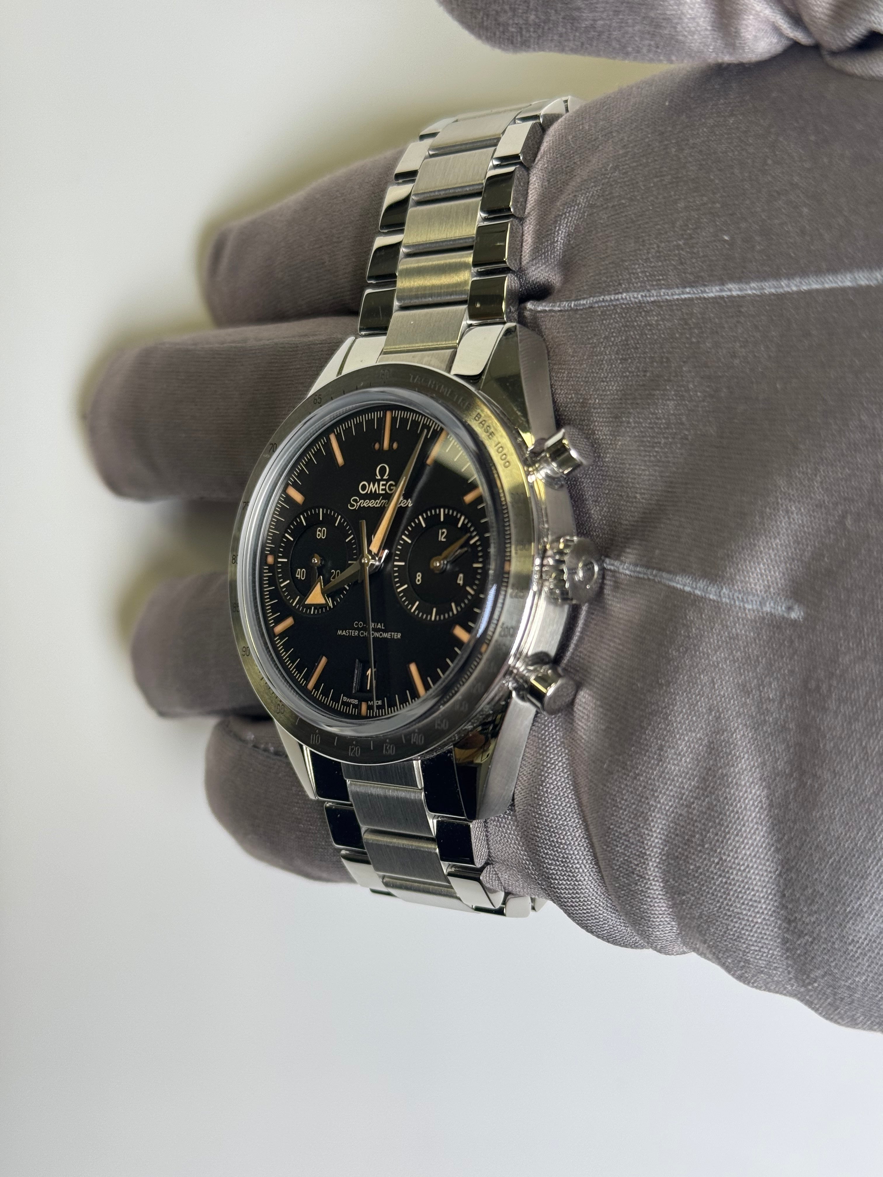 Omega Speedmaster 40.5 mm Black Dial Watch Ref# 332.10.41.51.01.001 - Happy Jewelers Fine Jewelry Lifetime Warranty