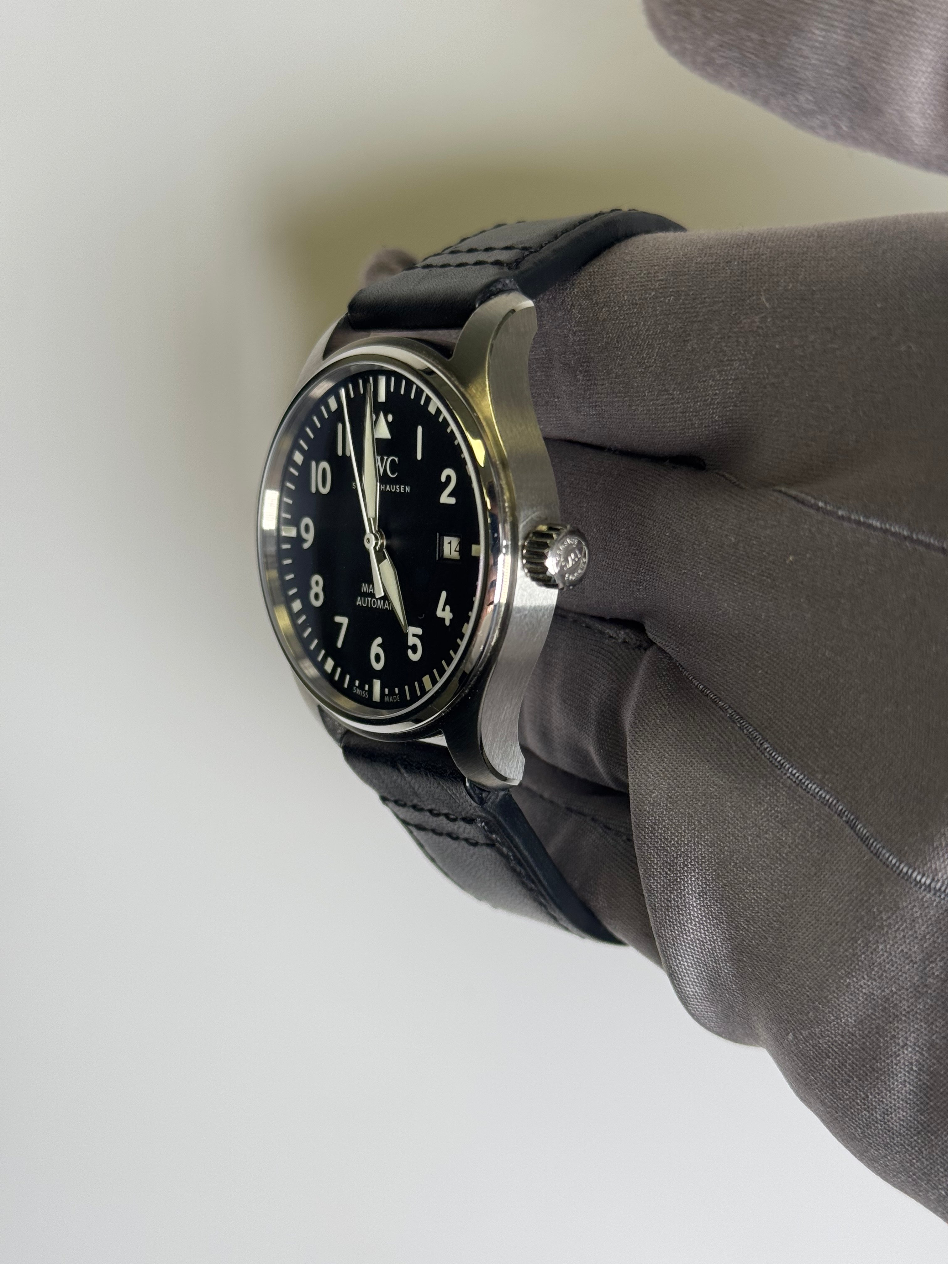 IWC Pilot's 40mm Black Dial Watch Ref# IW328201 - Happy Jewelers Fine Jewelry Lifetime Warranty