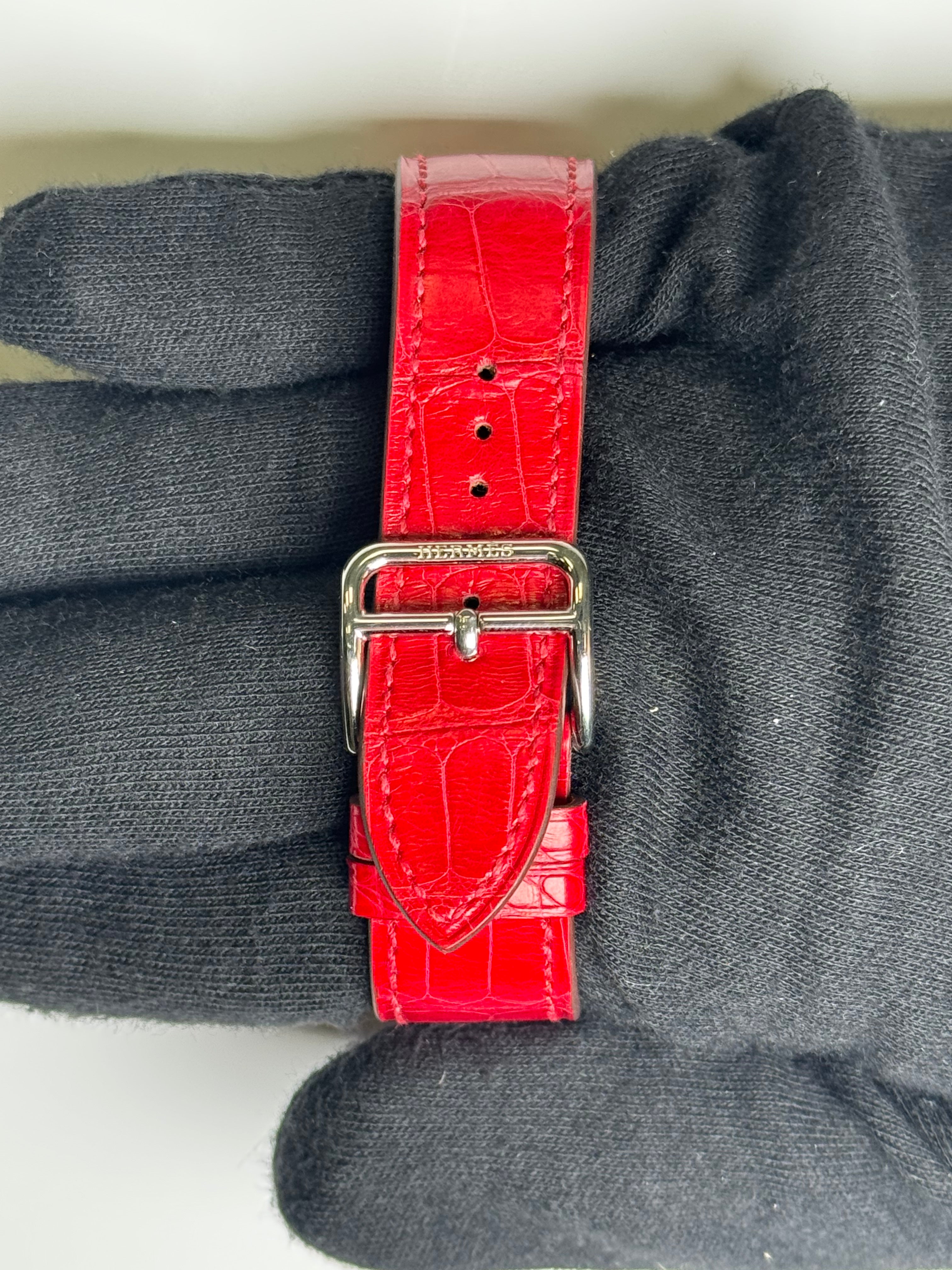 Hermes Arceau 38mm MOP Dial Watch Ref# W049093WW00 - Happy Jewelers Fine Jewelry Lifetime Warranty