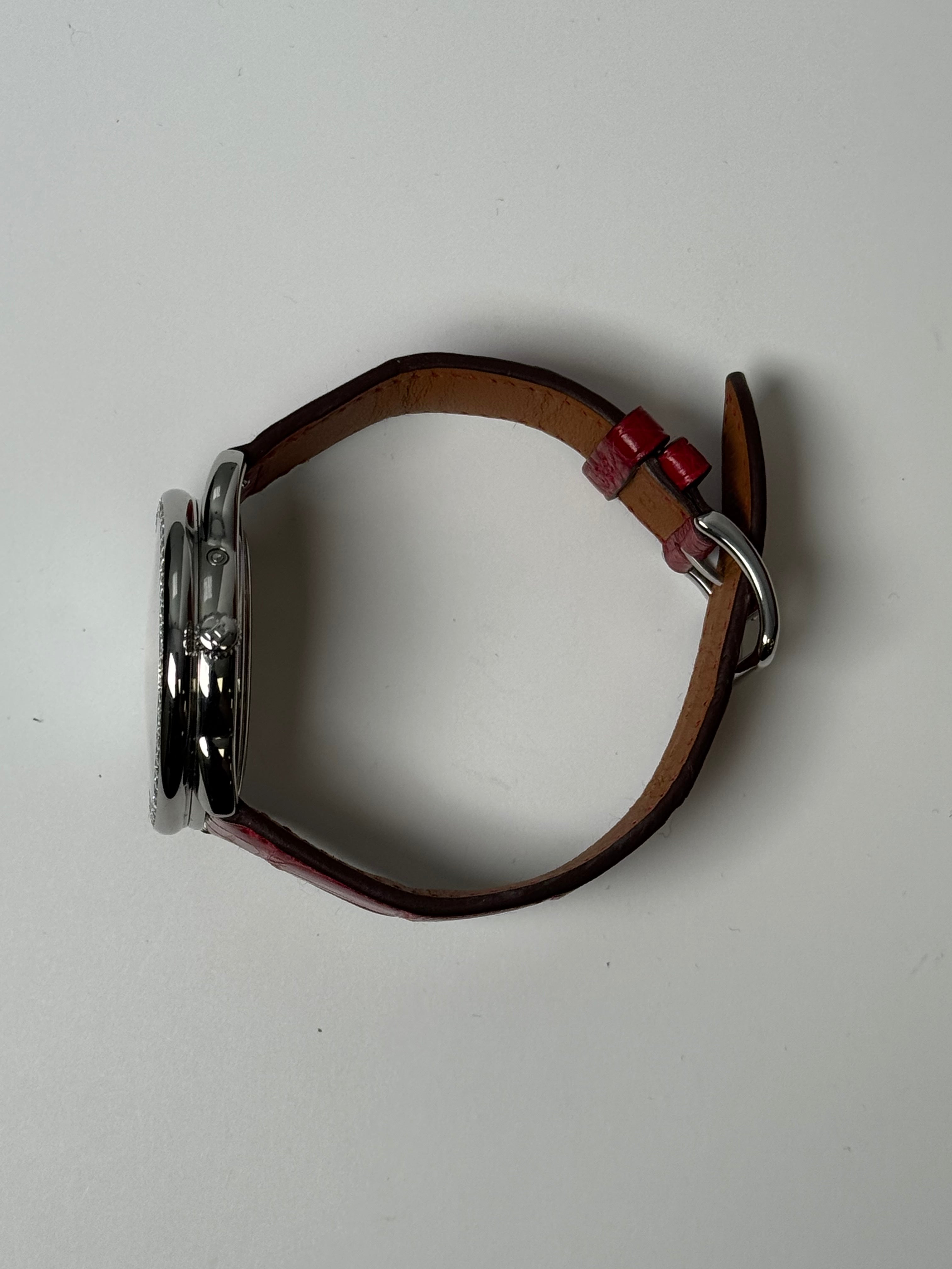 Hermes Arceau 38mm MOP Dial Watch Ref# W049093WW00 - Happy Jewelers Fine Jewelry Lifetime Warranty